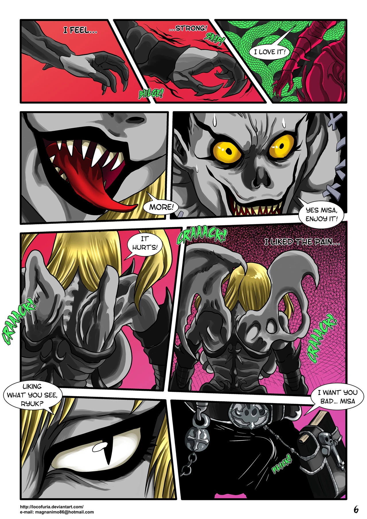 Shinigami Apple porn comic picture 8