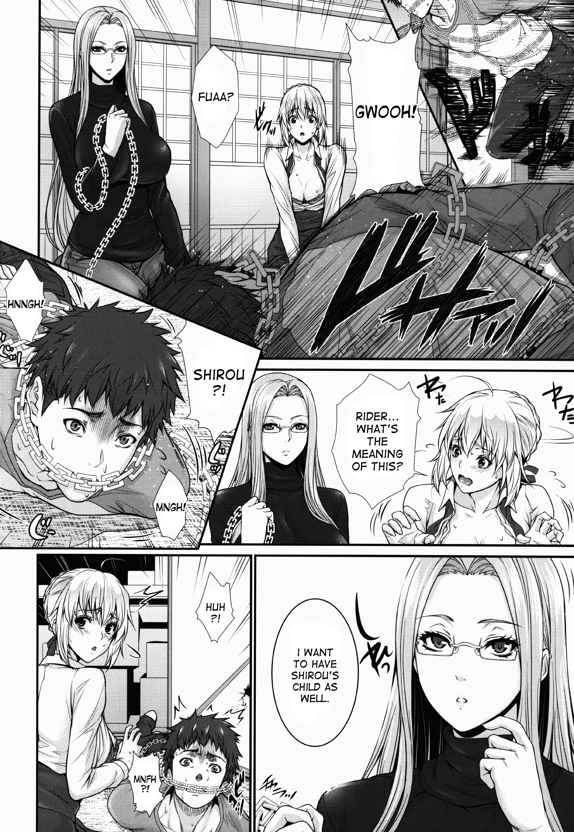 Shirou-kun Harem!! Servant Hen porn comic picture 7