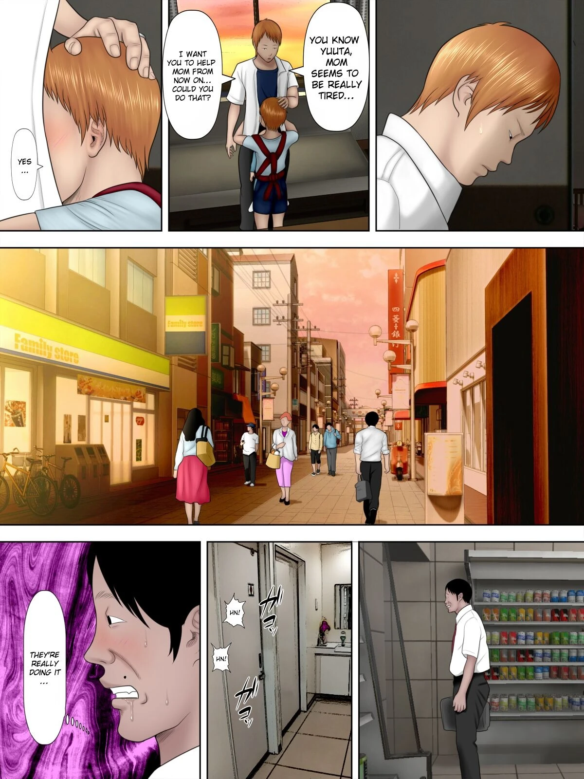 Shoplifting Mom and Store Manager's Son porn comic picture 18