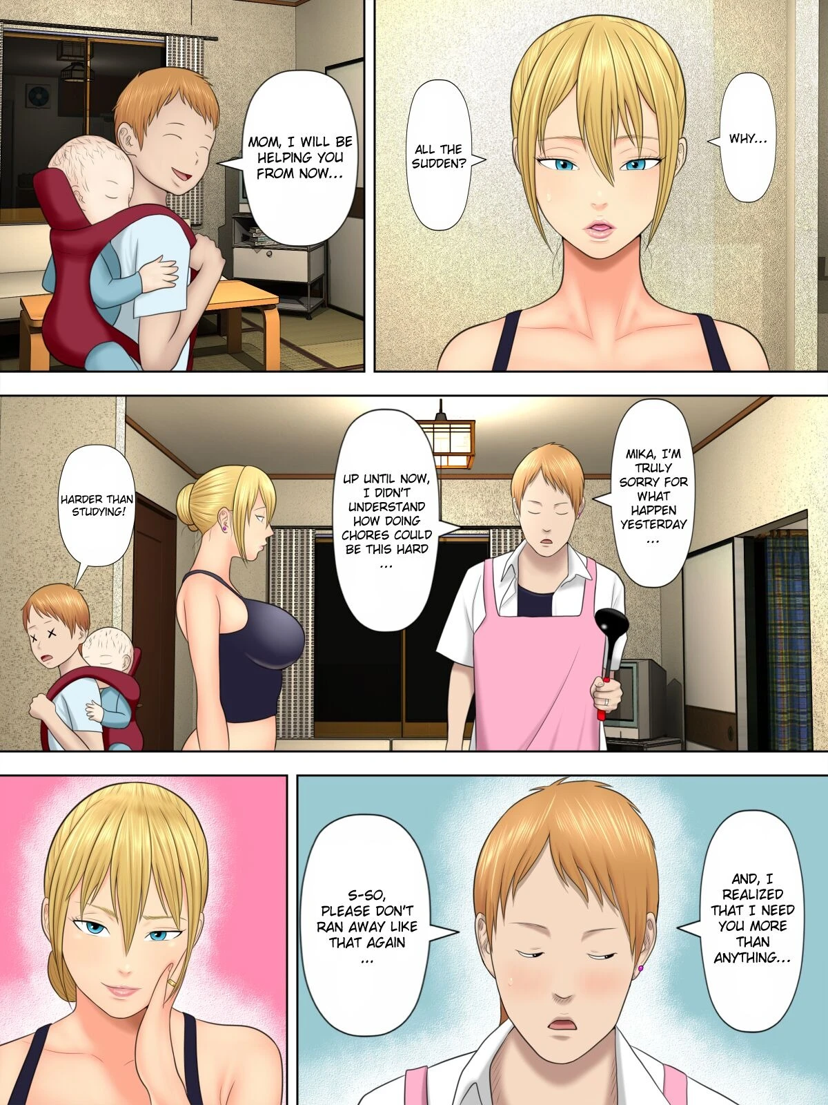 Shoplifting Mom and Store Manager's Son porn comic picture 29