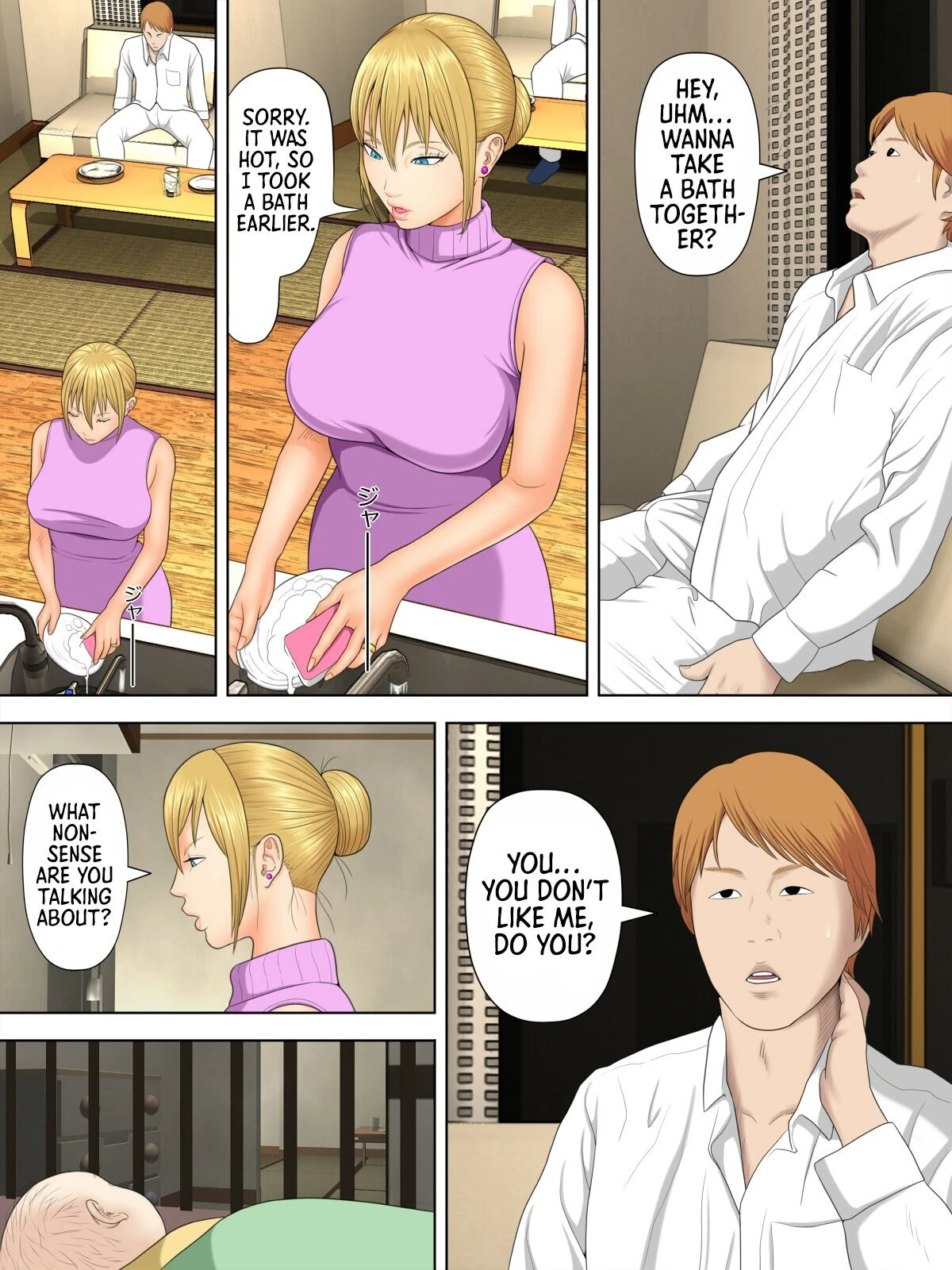 Shoplifting Mom and Store Manager's Son porn comic picture 91
