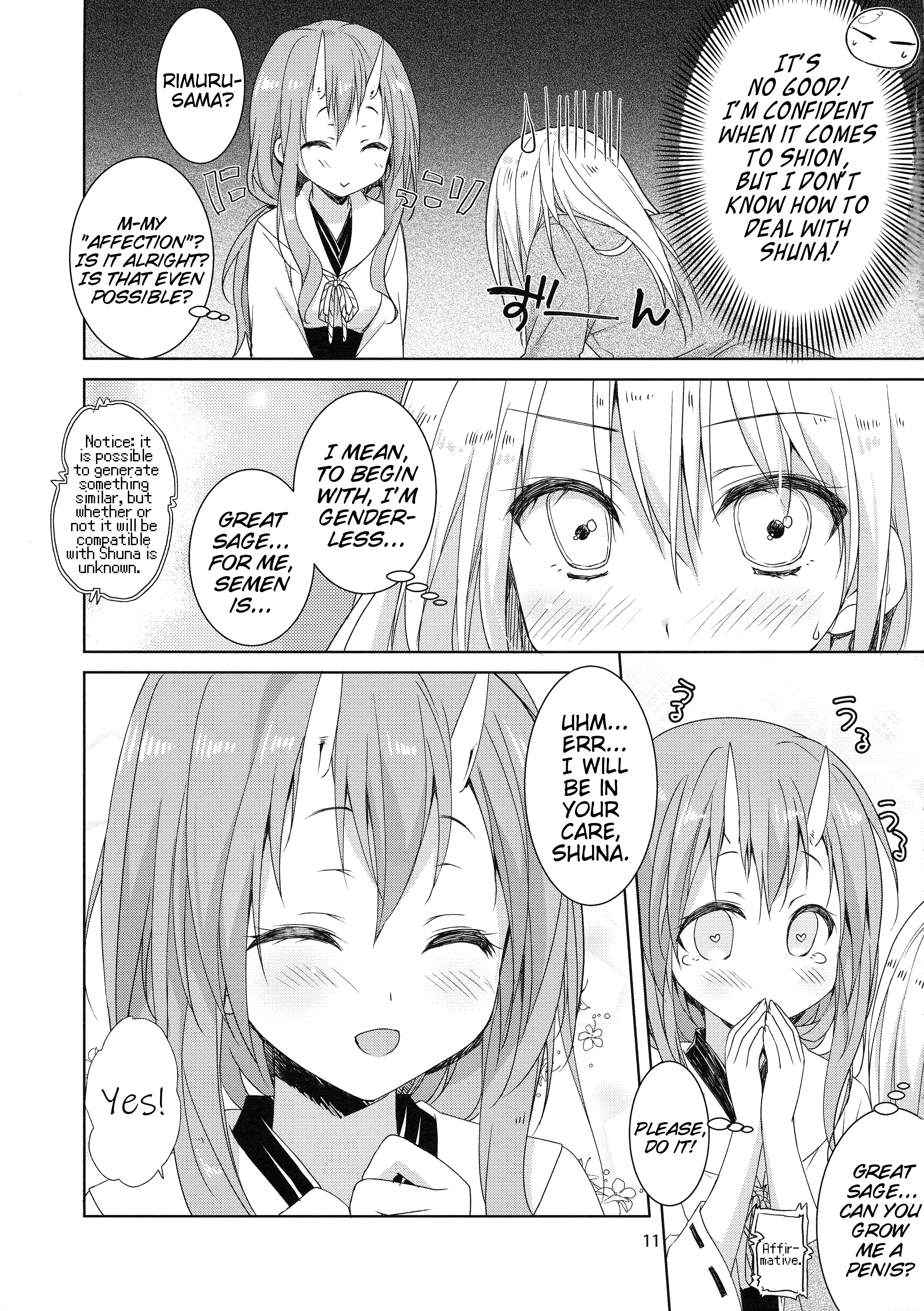Shuna wants Rimuru-sama's children! porn comic picture 8