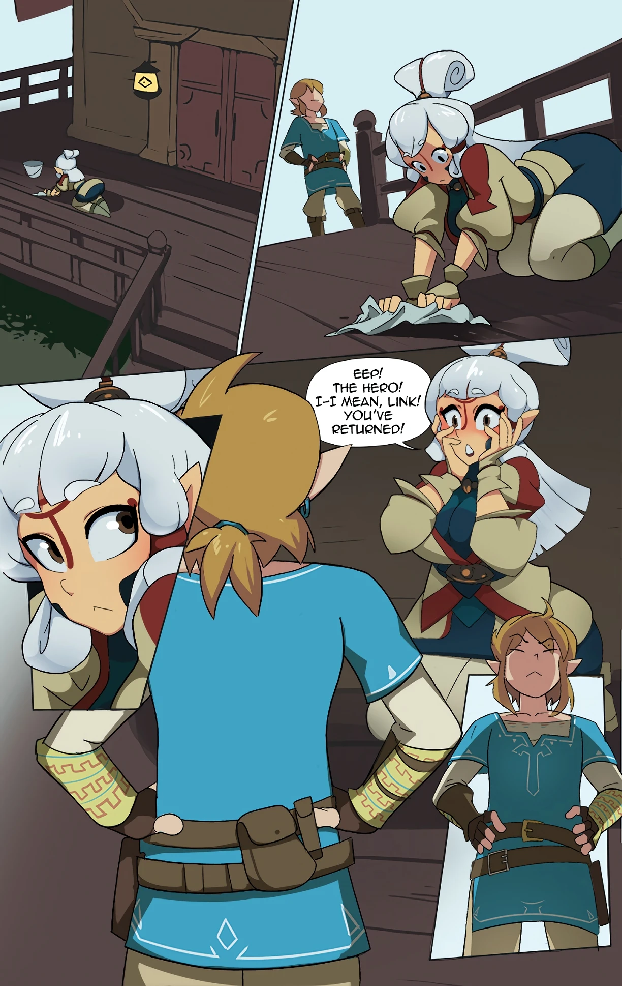 Side Girl Quest porn comic picture 1