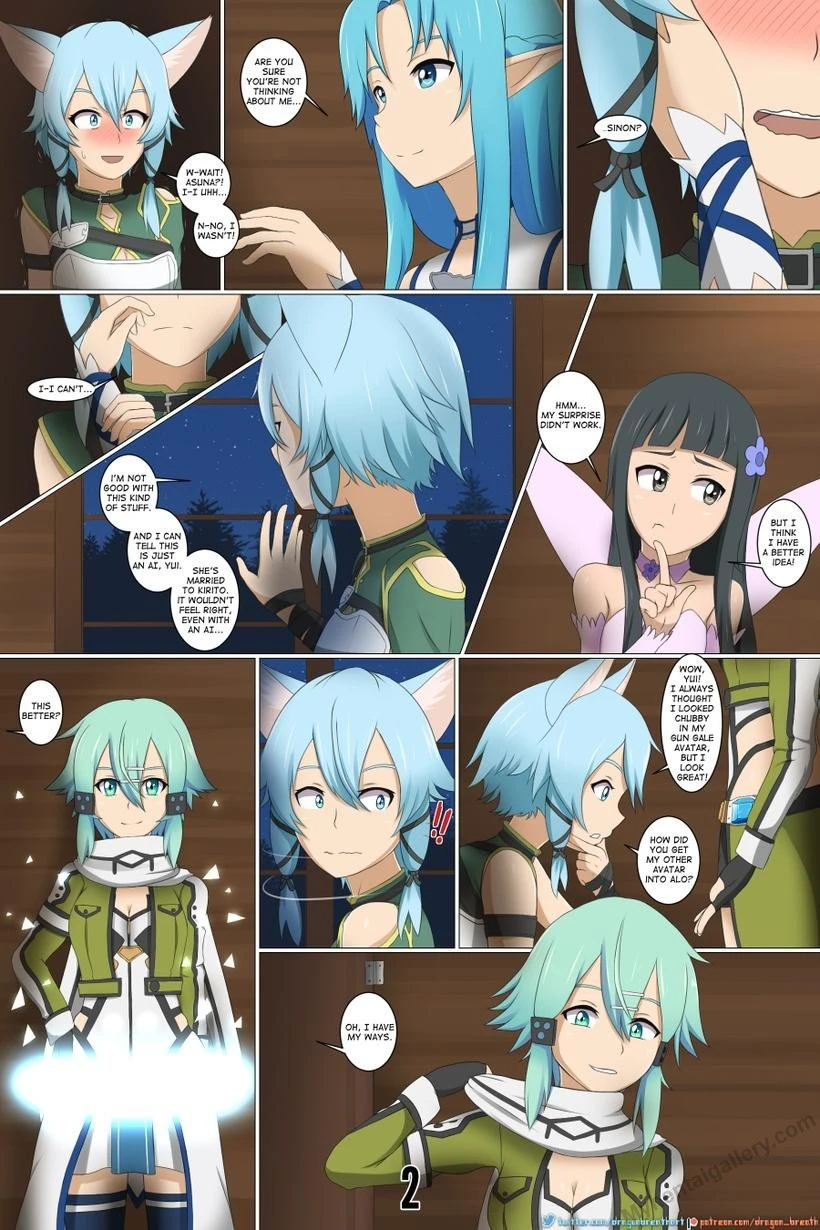 Sinon’s Exploration porn comic picture 3