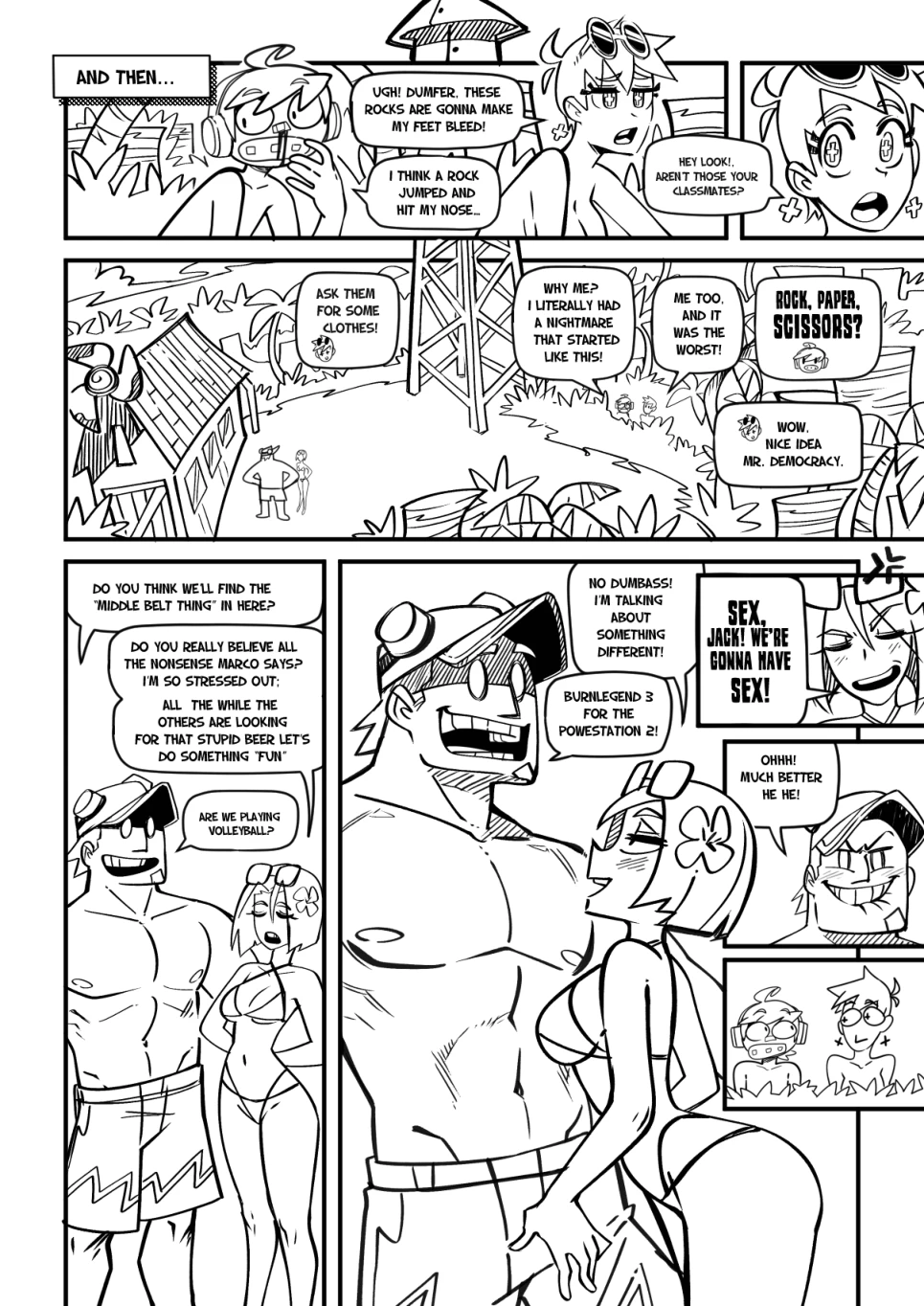 Skarp World #18: Tremors porn comic picture 15