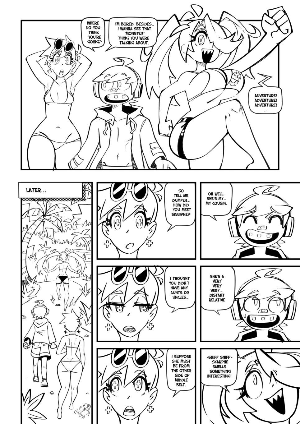 Skarp World #18: Tremors porn comic picture 7