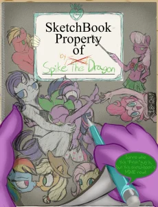 Sketchbook - Property of Spike the Dragon porn comic picture 1