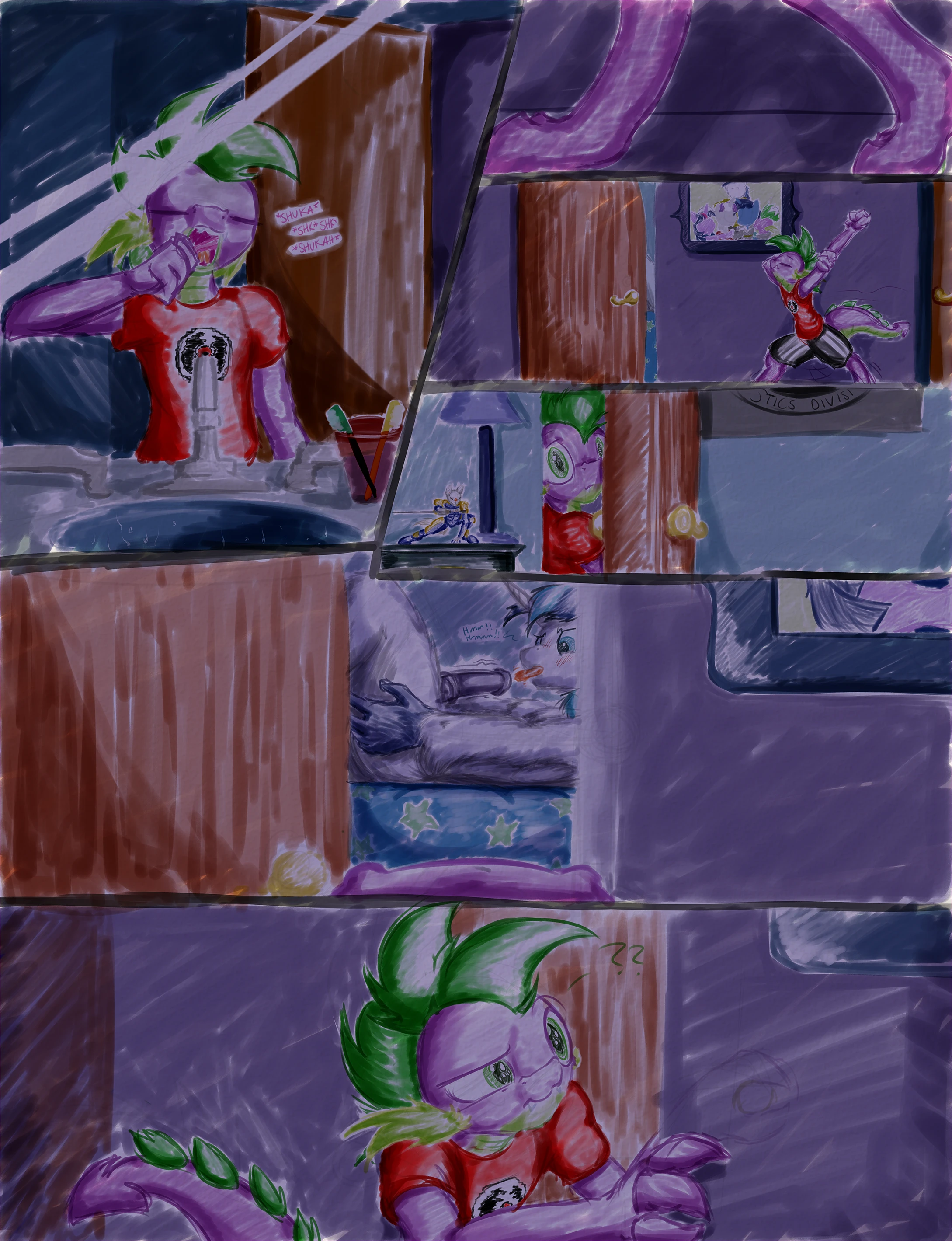 Sketchbook - Property of Spike the Dragon porn comic picture 14