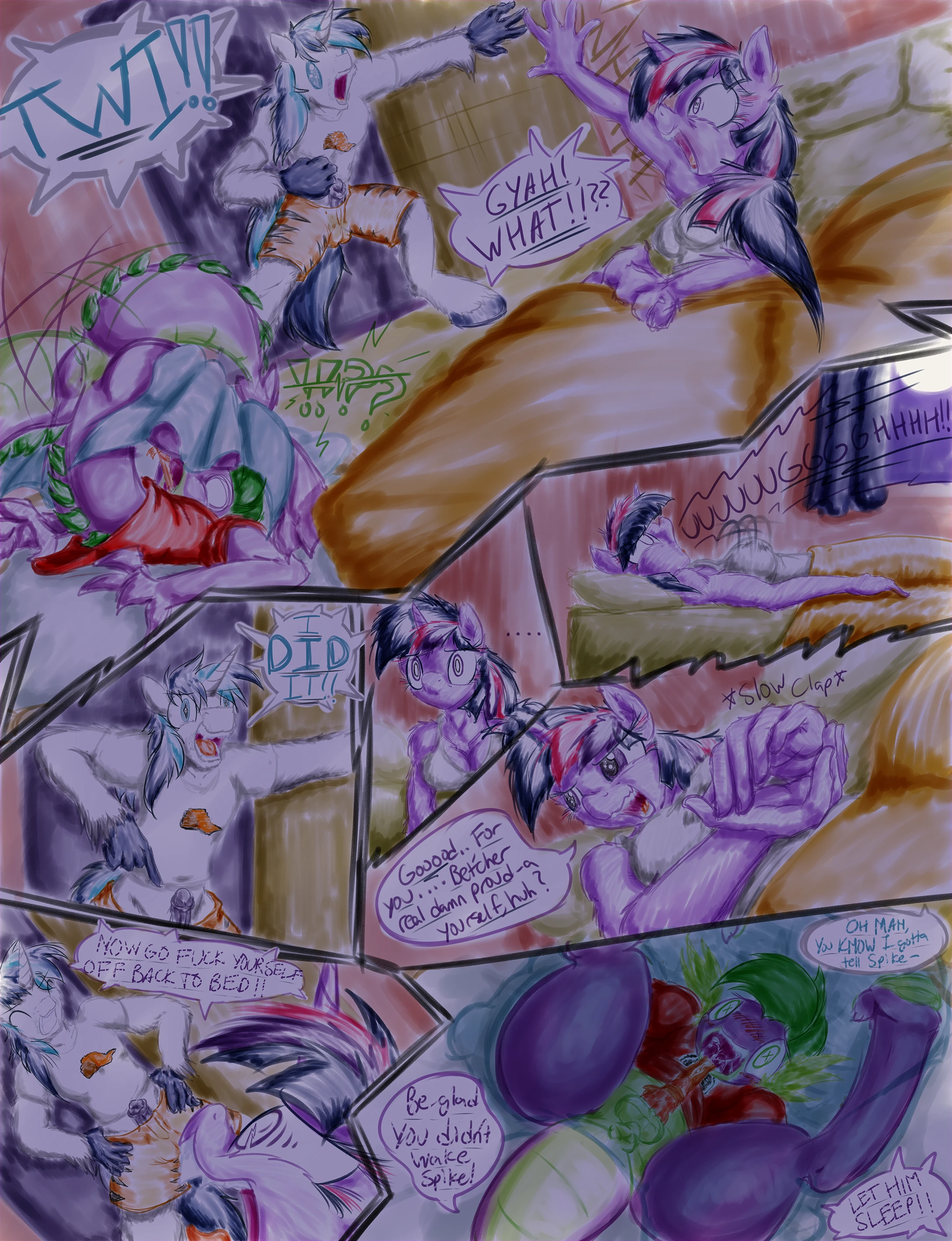 Sketchbook - Property of Spike the Dragon porn comic picture 17