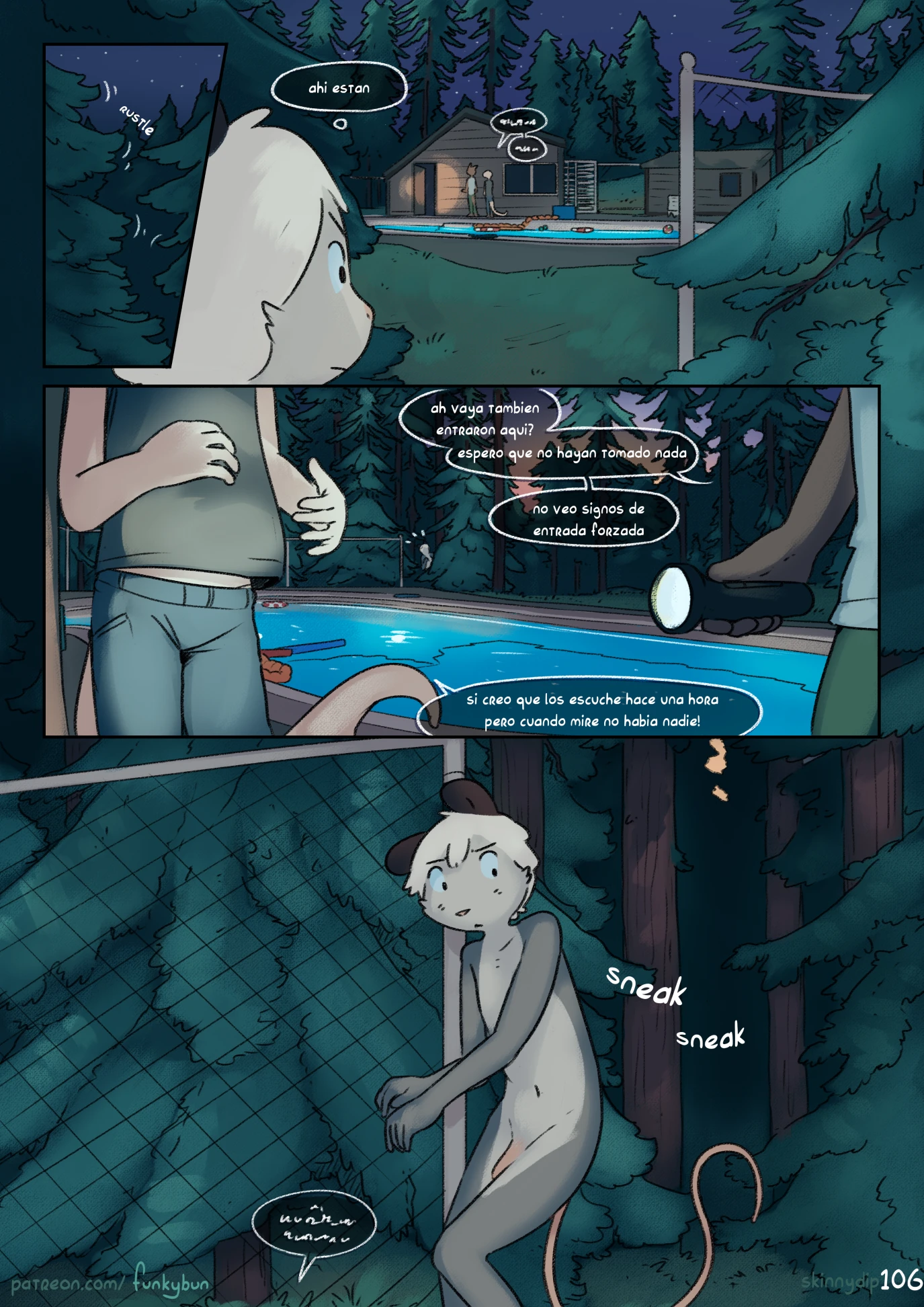 Skinny-dip (Spanish) porn comic picture 107