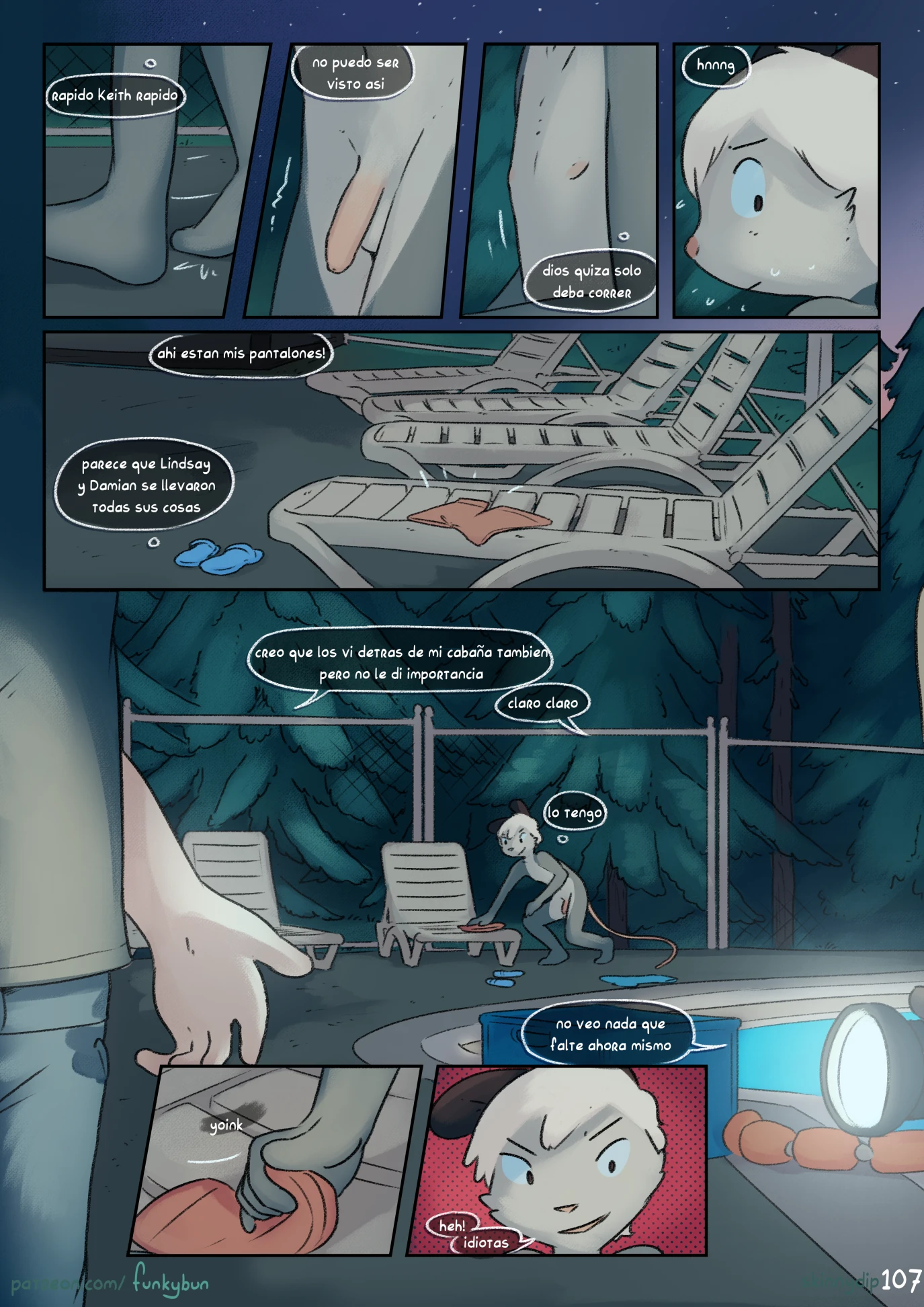 Skinny-dip (Spanish) porn comic picture 108