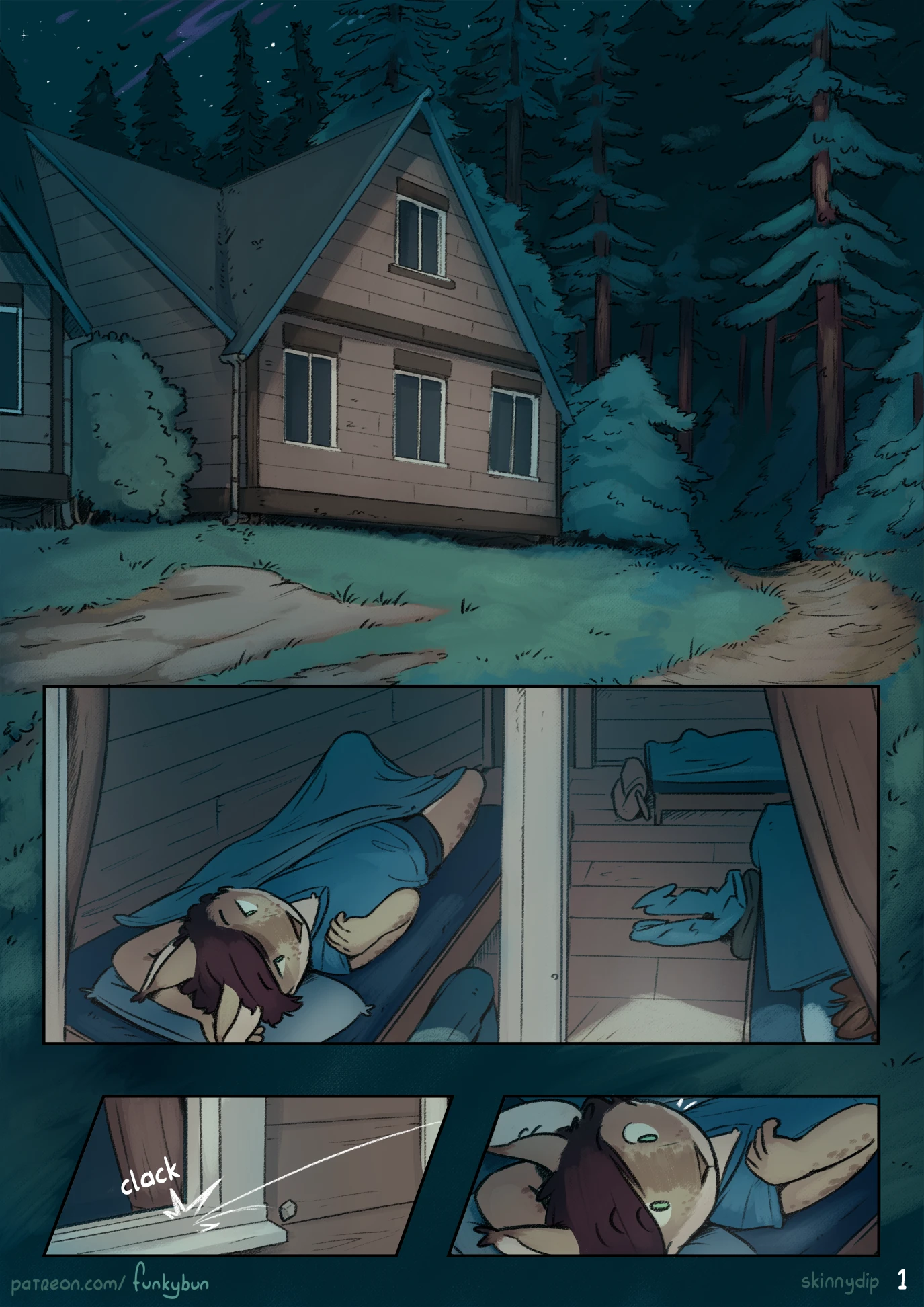 Skinny-dip (Spanish) porn comic picture 2