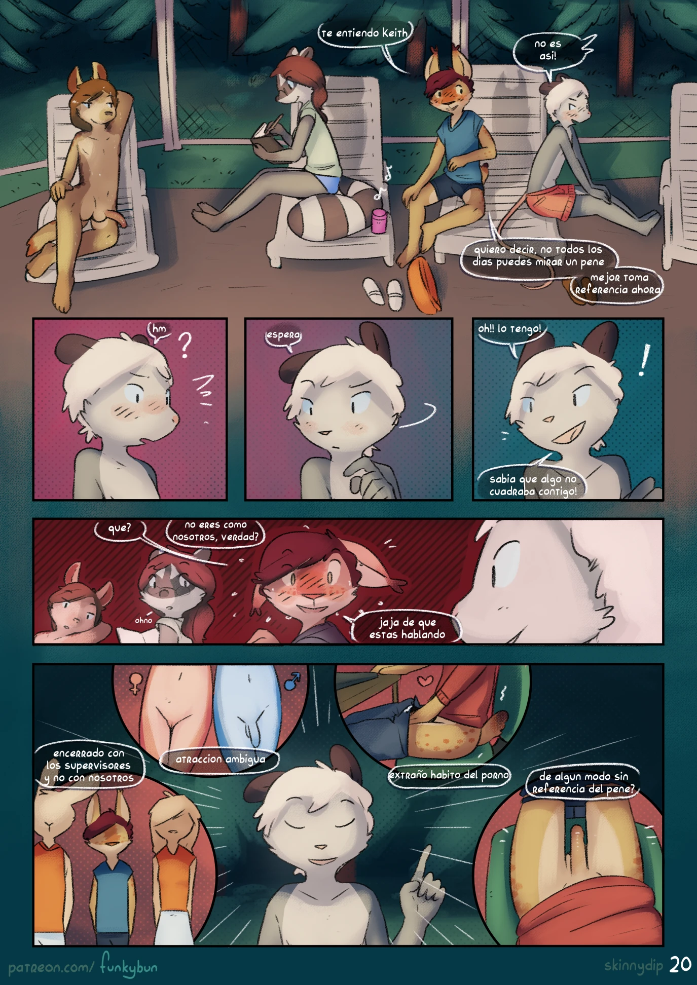Skinny-dip (Spanish) porn comic picture 21