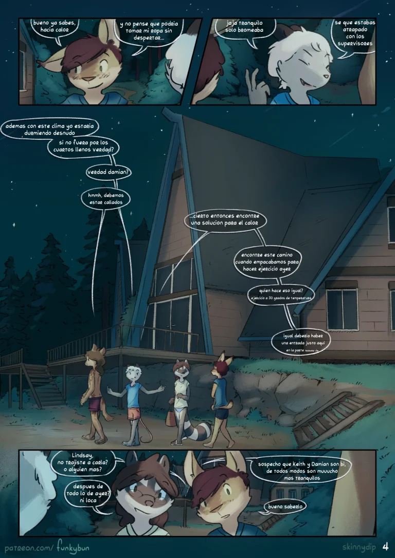 Skinny-dip (Spanish) porn comic picture 5
