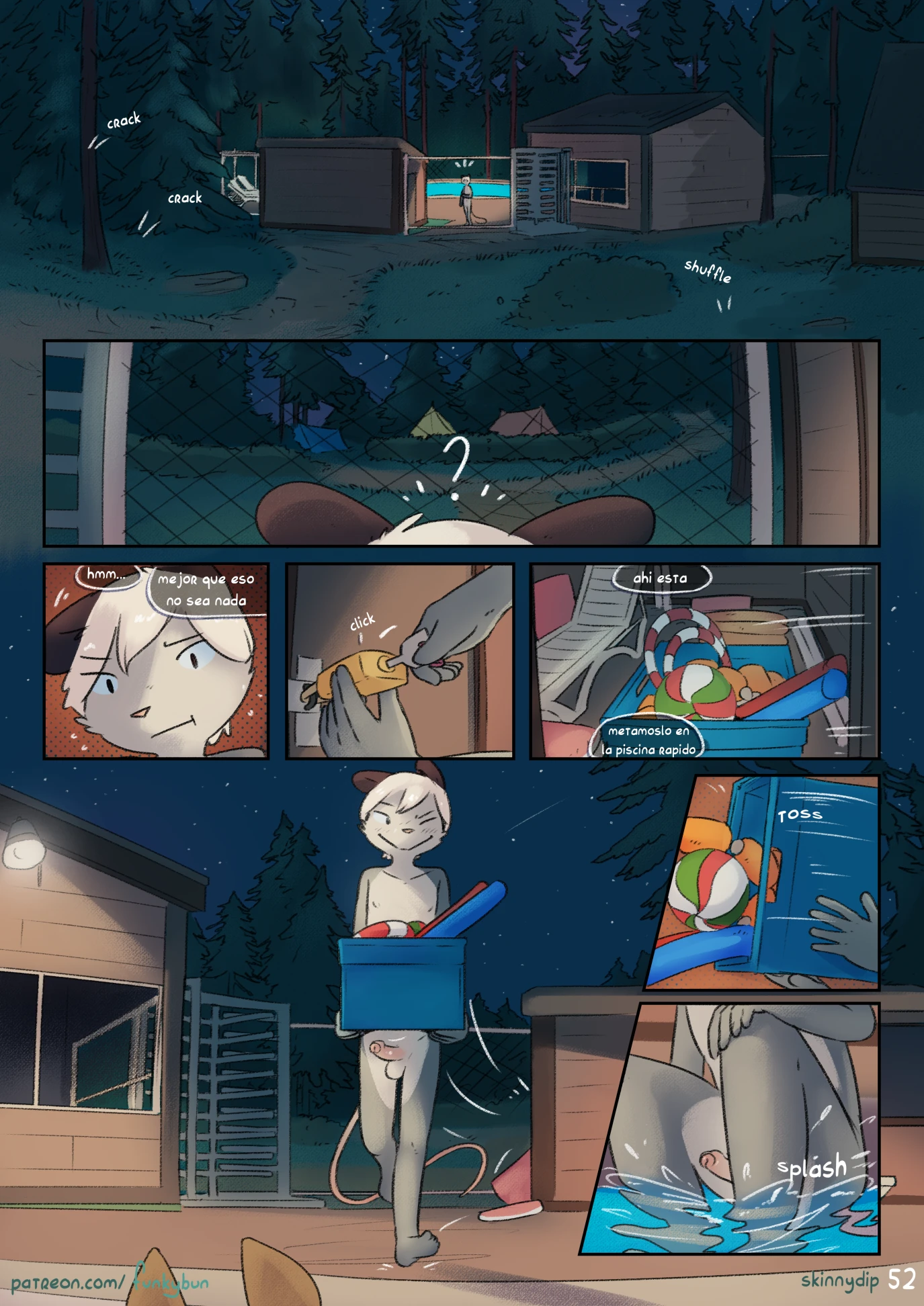 Skinny-dip (Spanish) porn comic picture 53