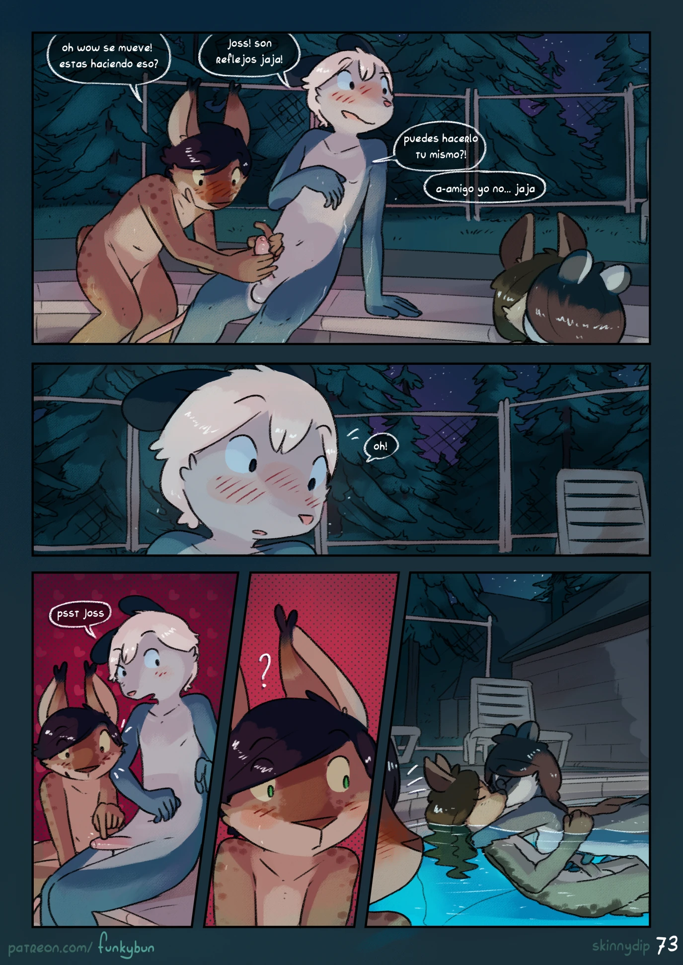 Skinny-dip (Spanish) porn comic picture 74
