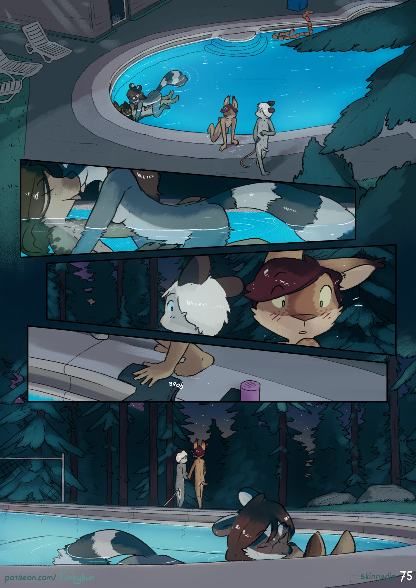 Skinny-dip (Spanish) porn comic picture 76