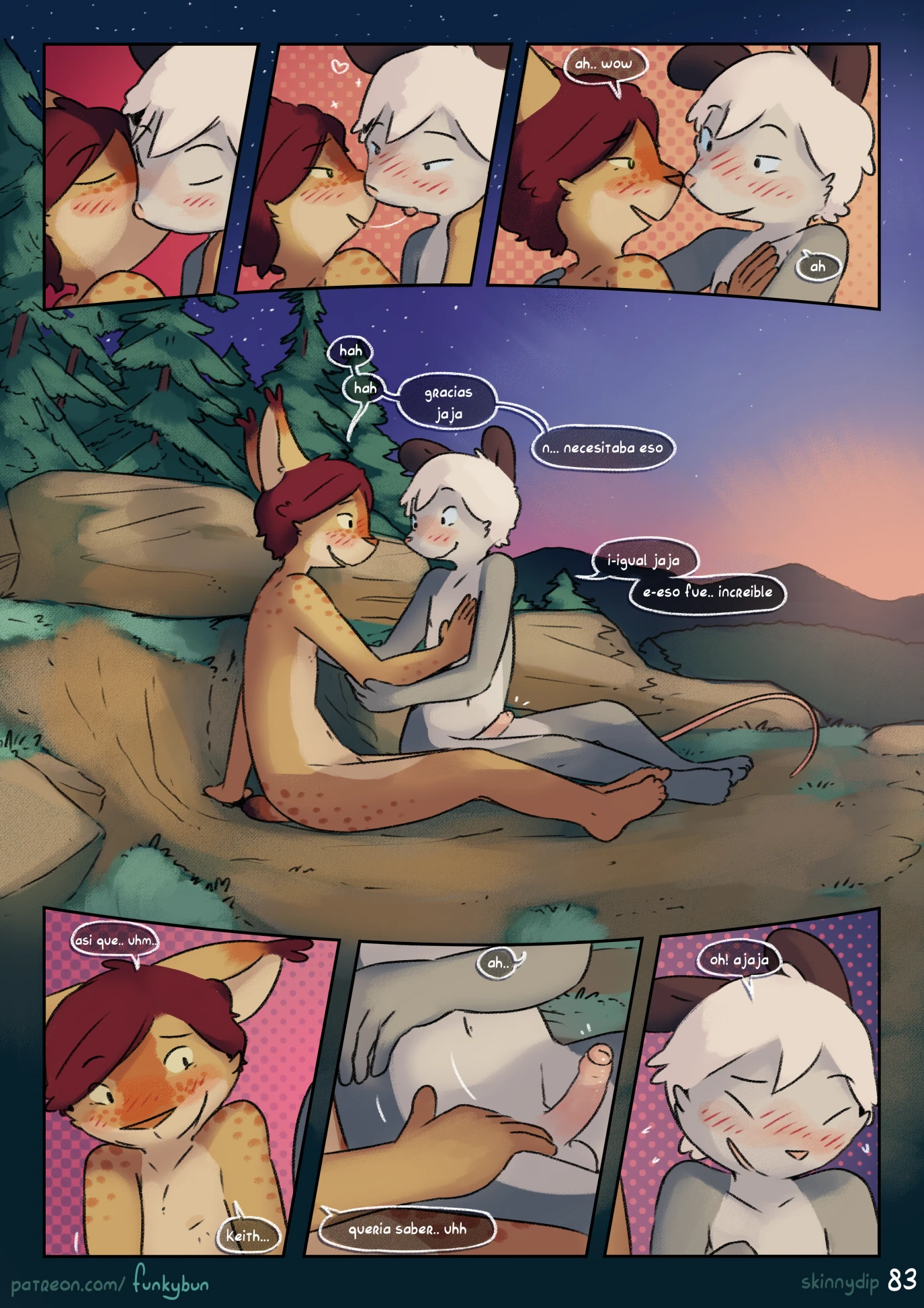 Skinny-dip (Spanish) porn comic picture 84