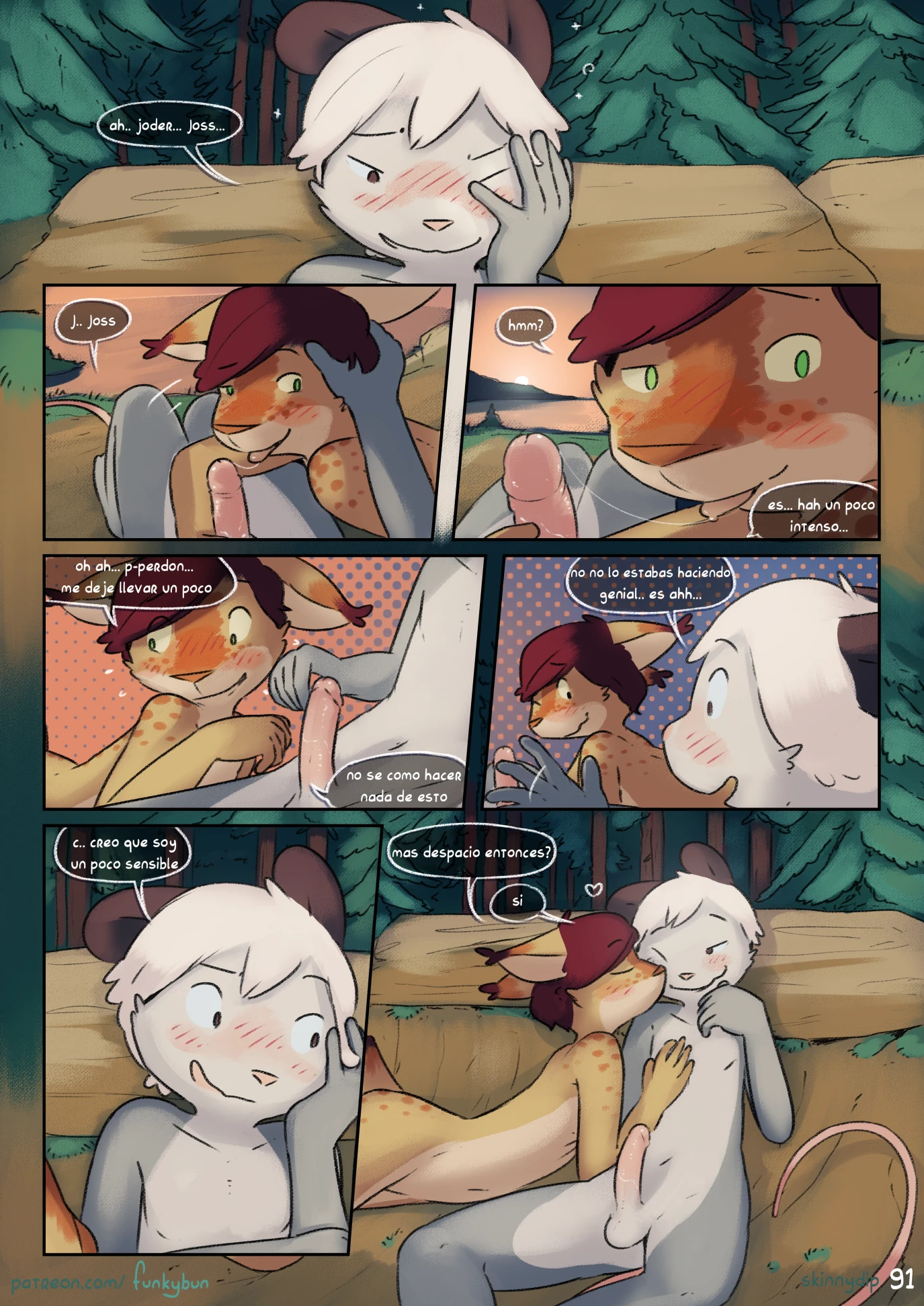 Skinny-dip (Spanish) porn comic picture 92