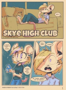 Skye High Club porn comic picture 1