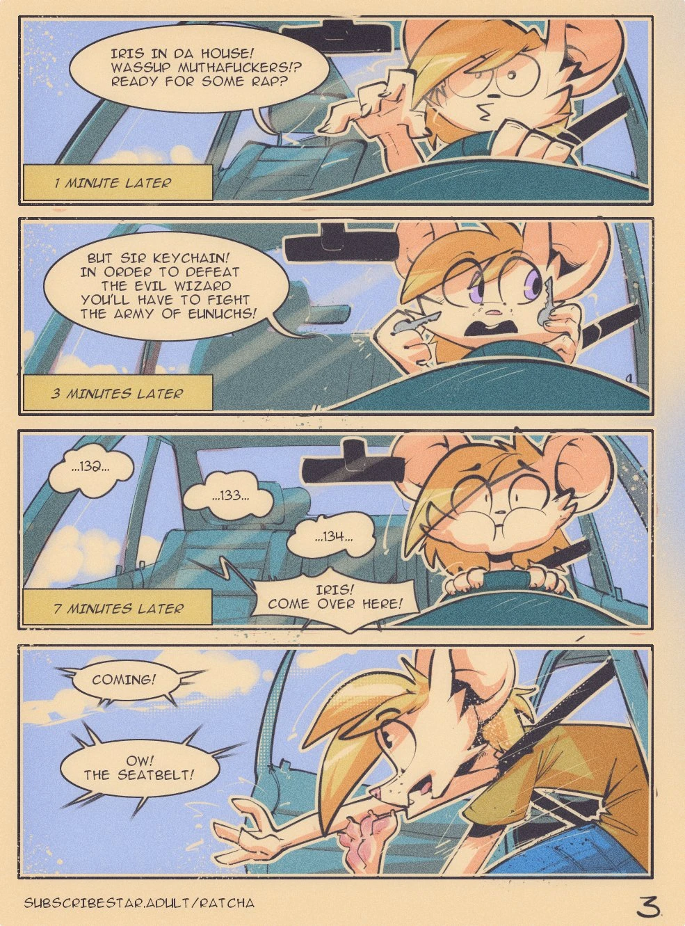Skye High Club porn comic picture 3