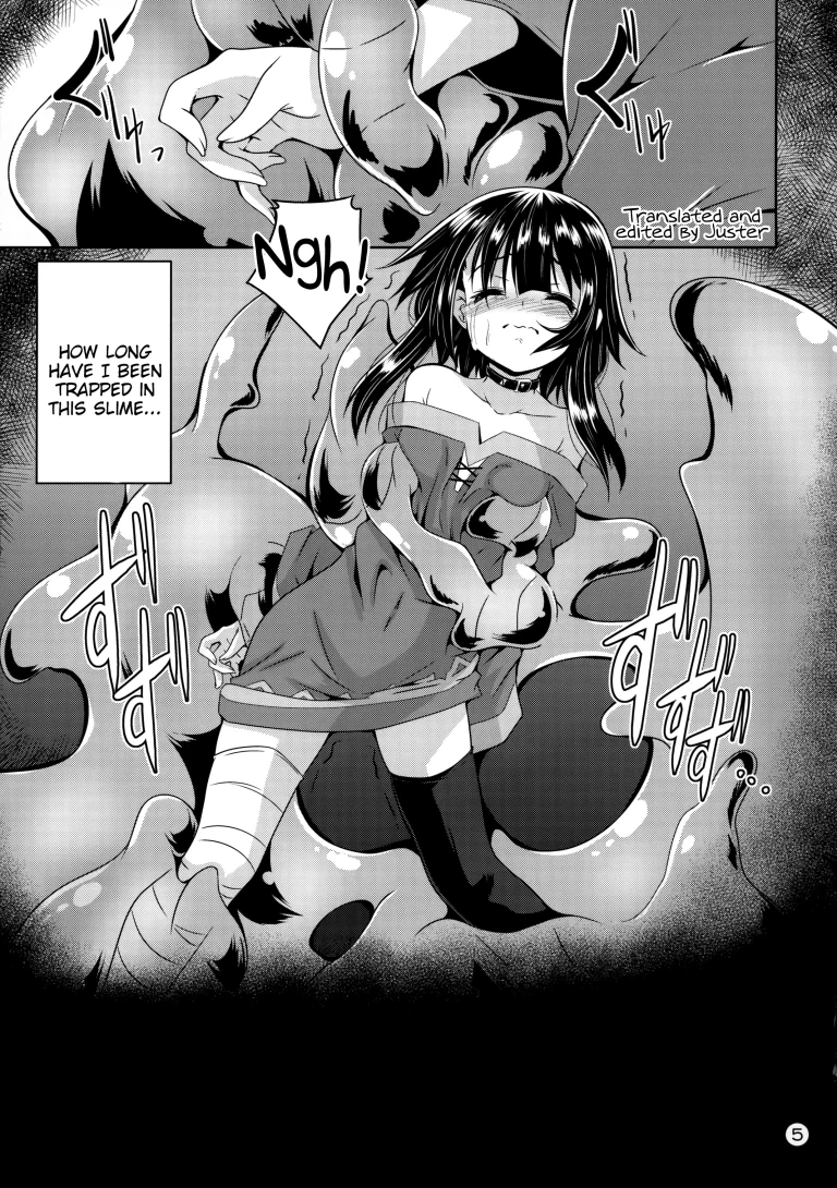 Slime immersed Megumin! porn comic picture 2