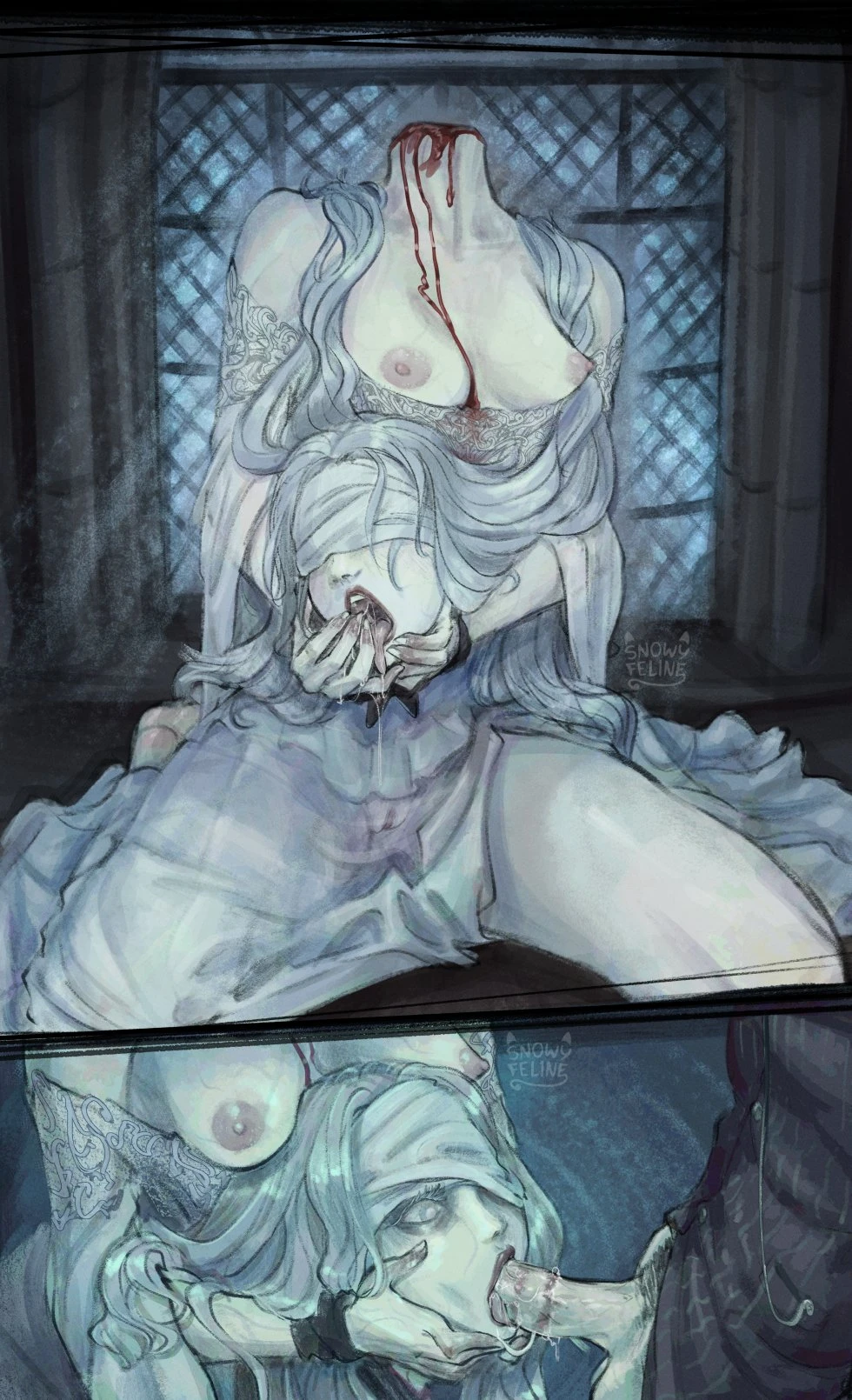 SnowyFeline porn comic picture 48