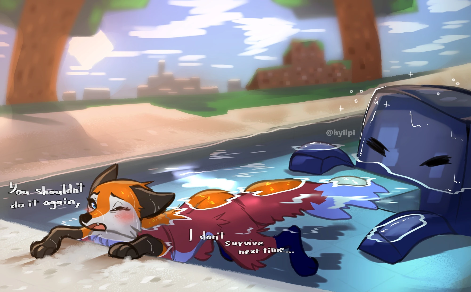 Squid and fox porn comic picture 9