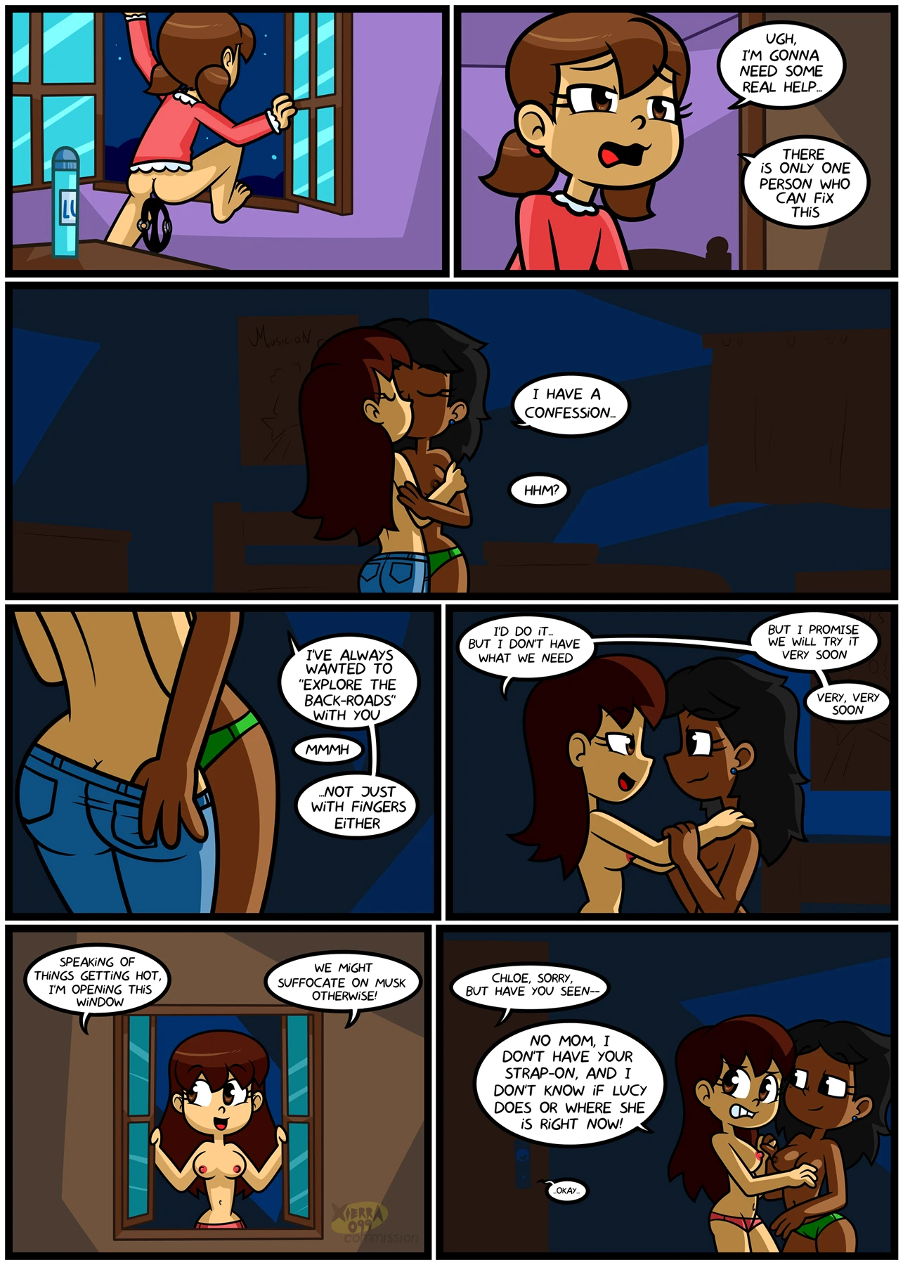 Strap-On-In porn comic picture 4