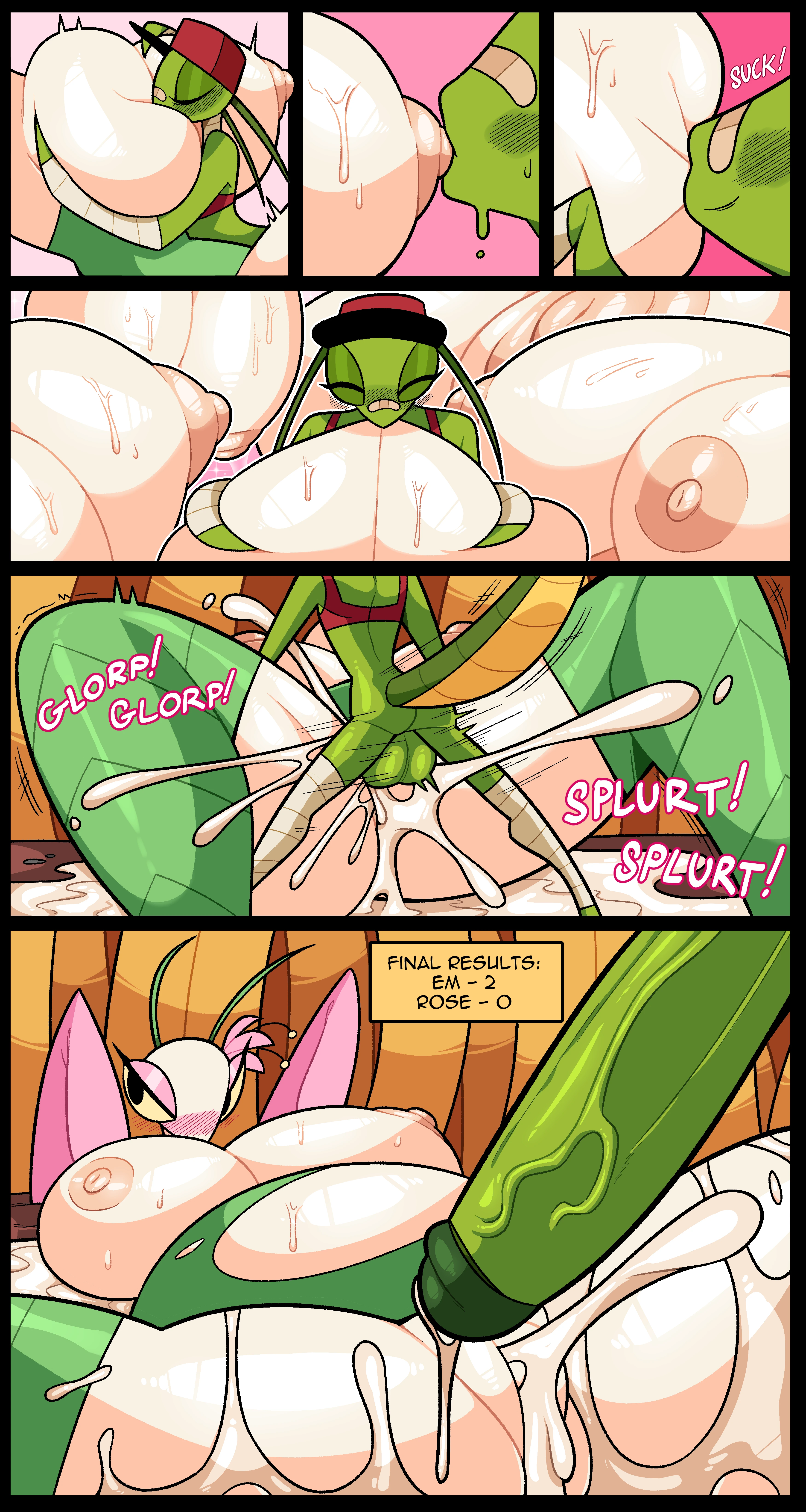 Stuck Mantis porn comic picture 4