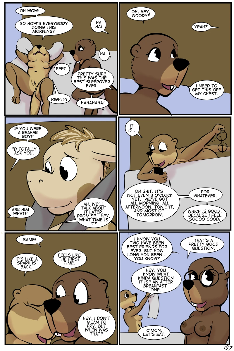 Study Partners Chapter 2 - The Sleepover porn comic picture 108