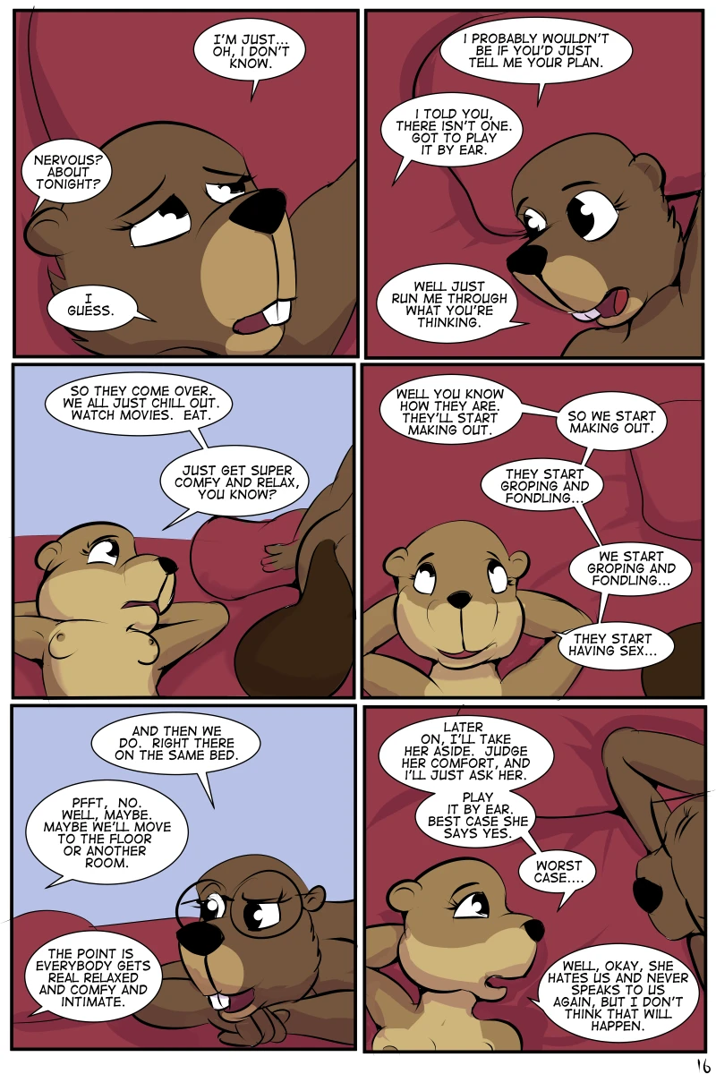 Study Partners Chapter 2 - The Sleepover porn comic picture 17