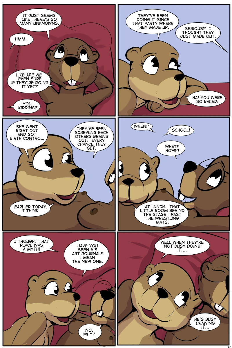 Study Partners Chapter 2 - The Sleepover porn comic picture 18