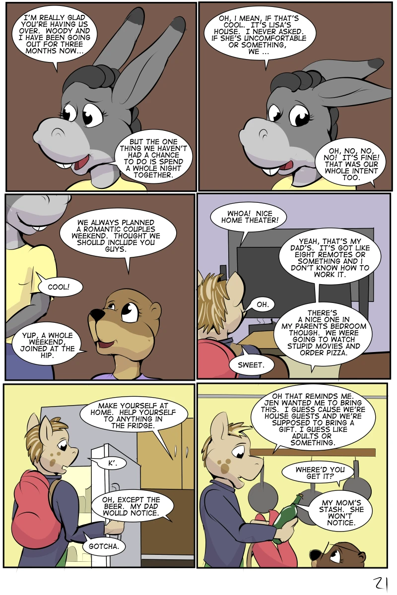 Study Partners Chapter 2 - The Sleepover porn comic picture 22