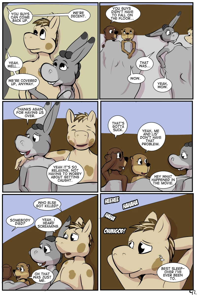 Study Partners Chapter 2 - The Sleepover porn comic picture 43