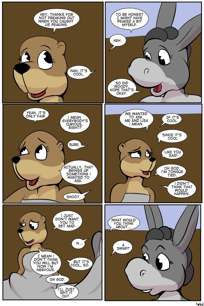 Study Partners Chapter 2 - The Sleepover porn comic picture 45