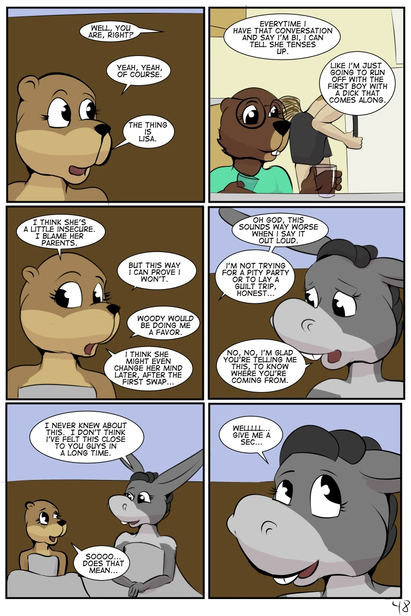 Study Partners Chapter 2 - The Sleepover porn comic picture 49
