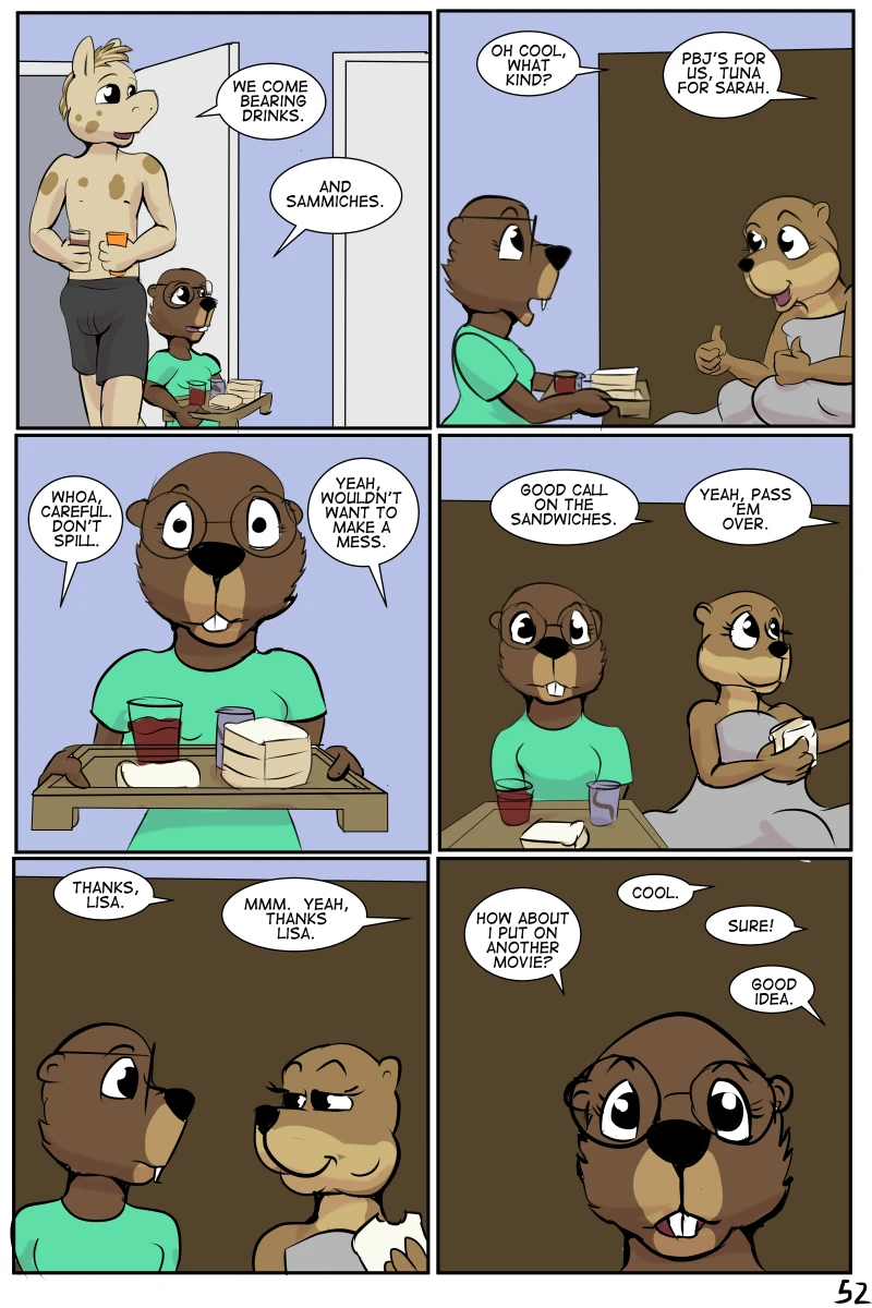 Study Partners Chapter 2 - The Sleepover porn comic picture 53