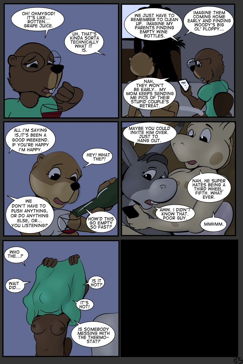 Study Partners Chapter 2 - The Sleepover porn comic picture 86