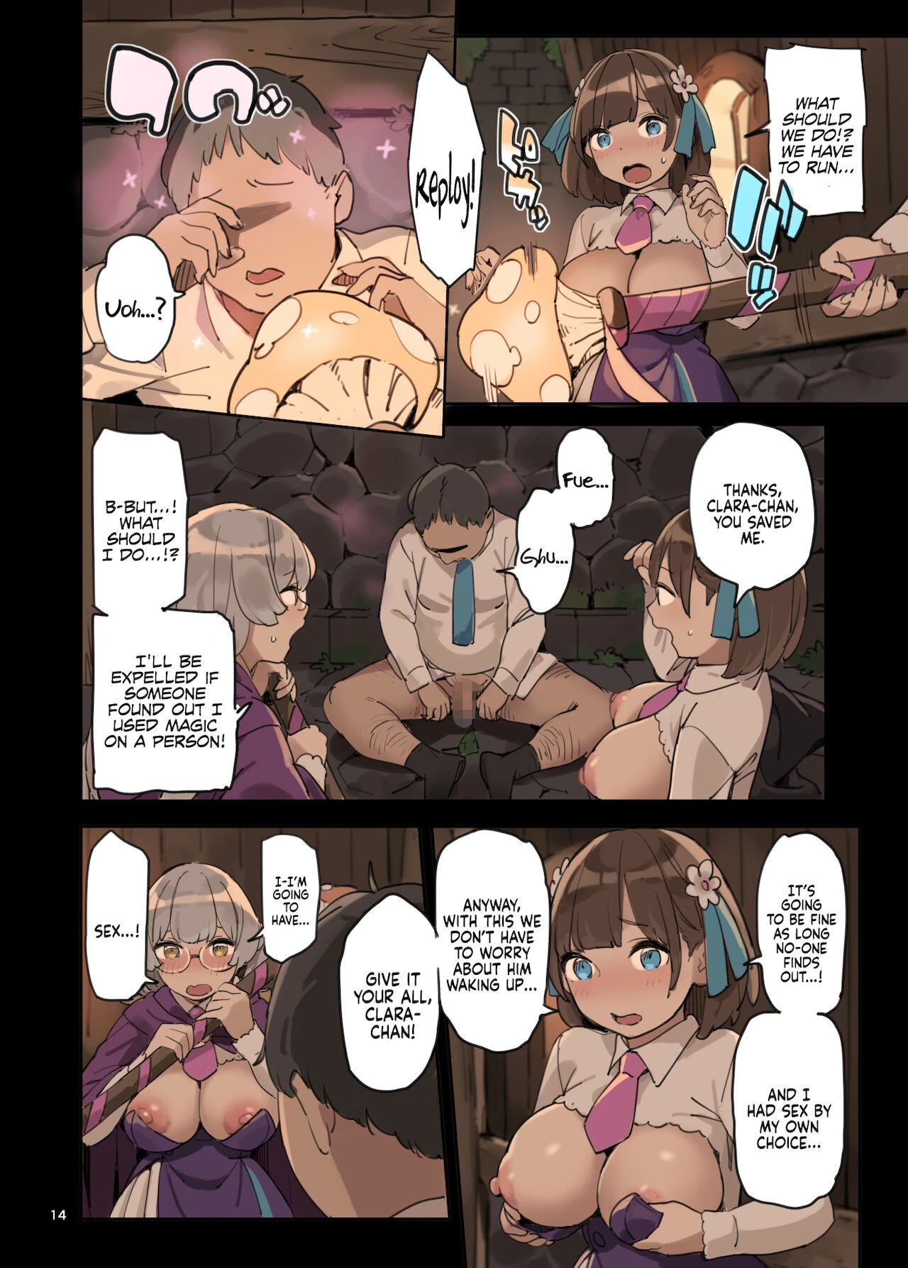 Studying Sex with Magic! porn comic picture 14