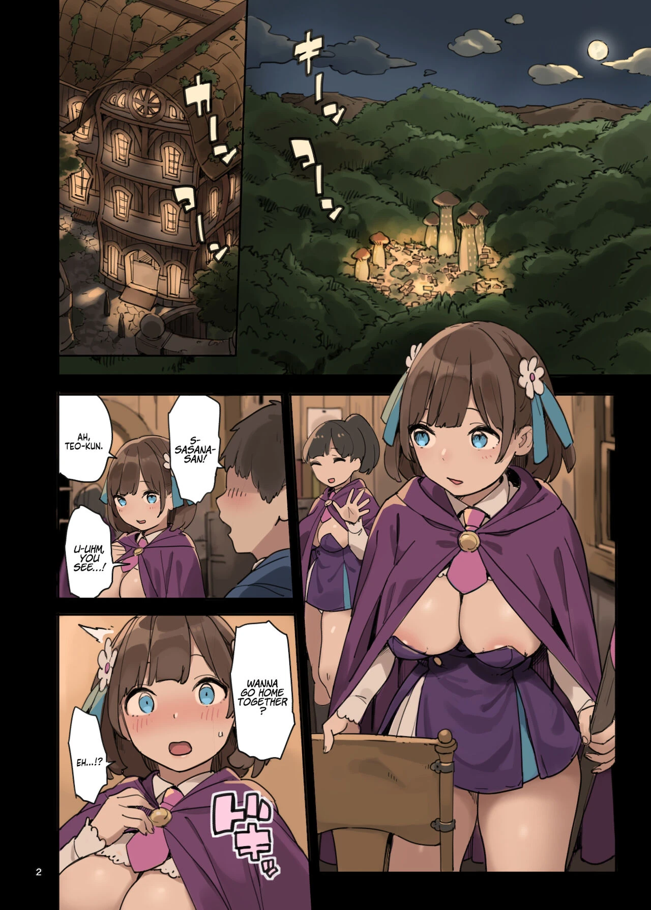 Studying Sex with Magic! porn comic picture 2