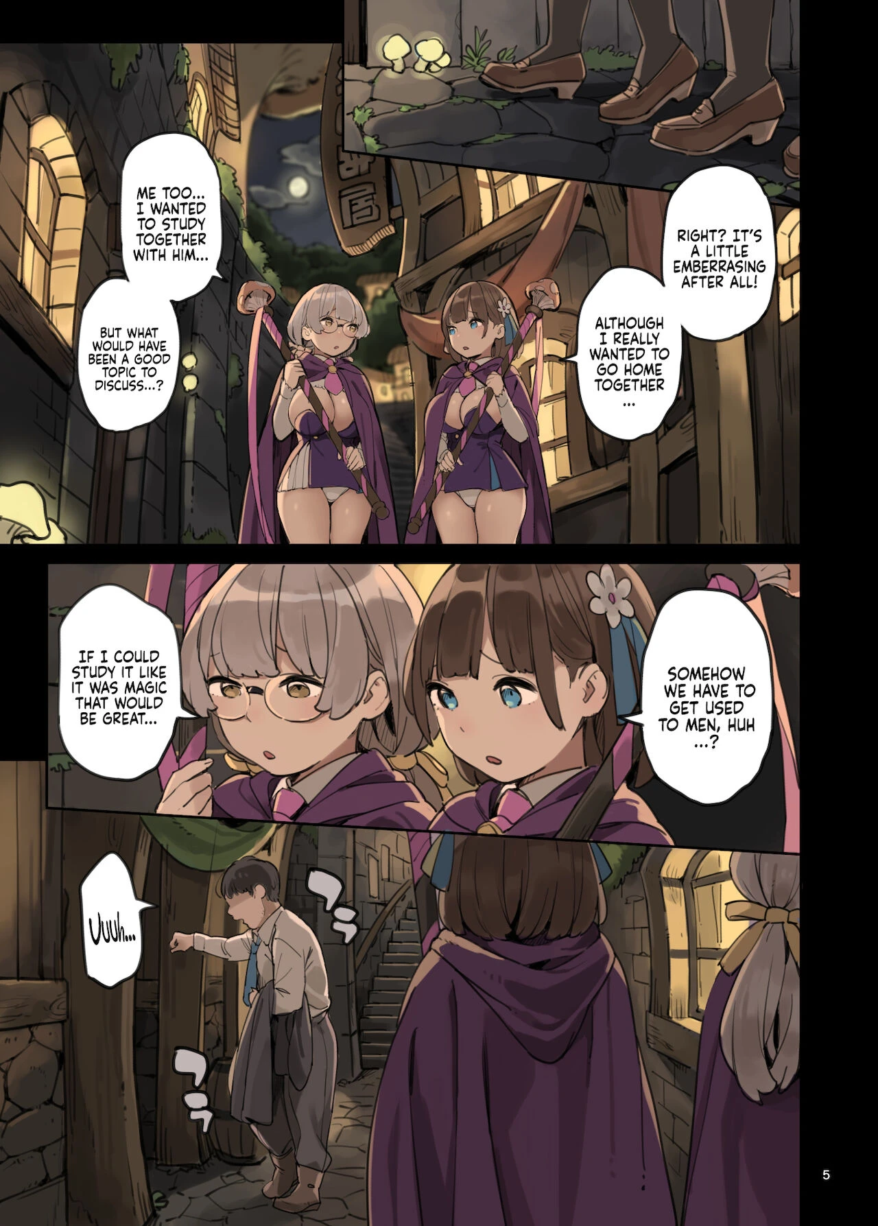 Studying Sex with Magic! porn comic picture 5