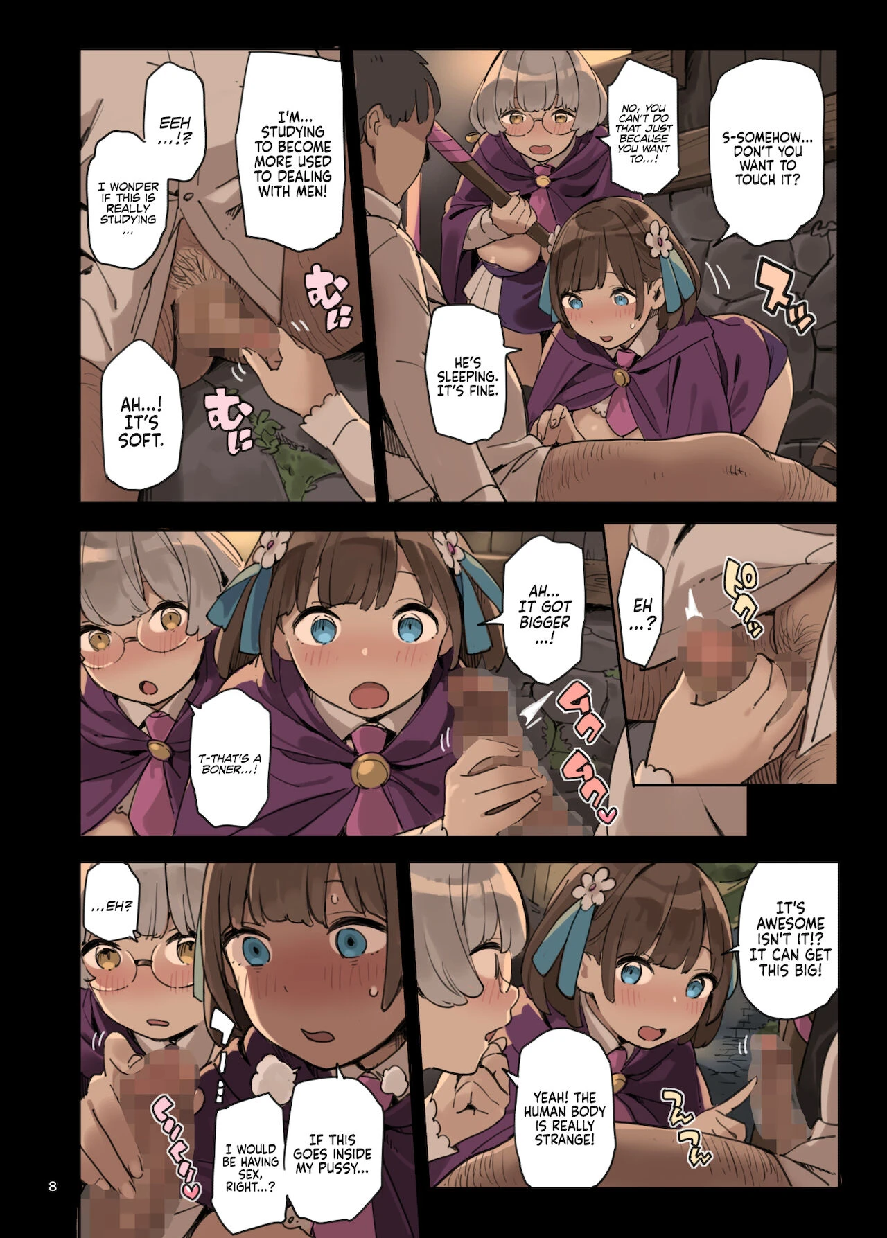 Studying Sex with Magic! porn comic picture 8