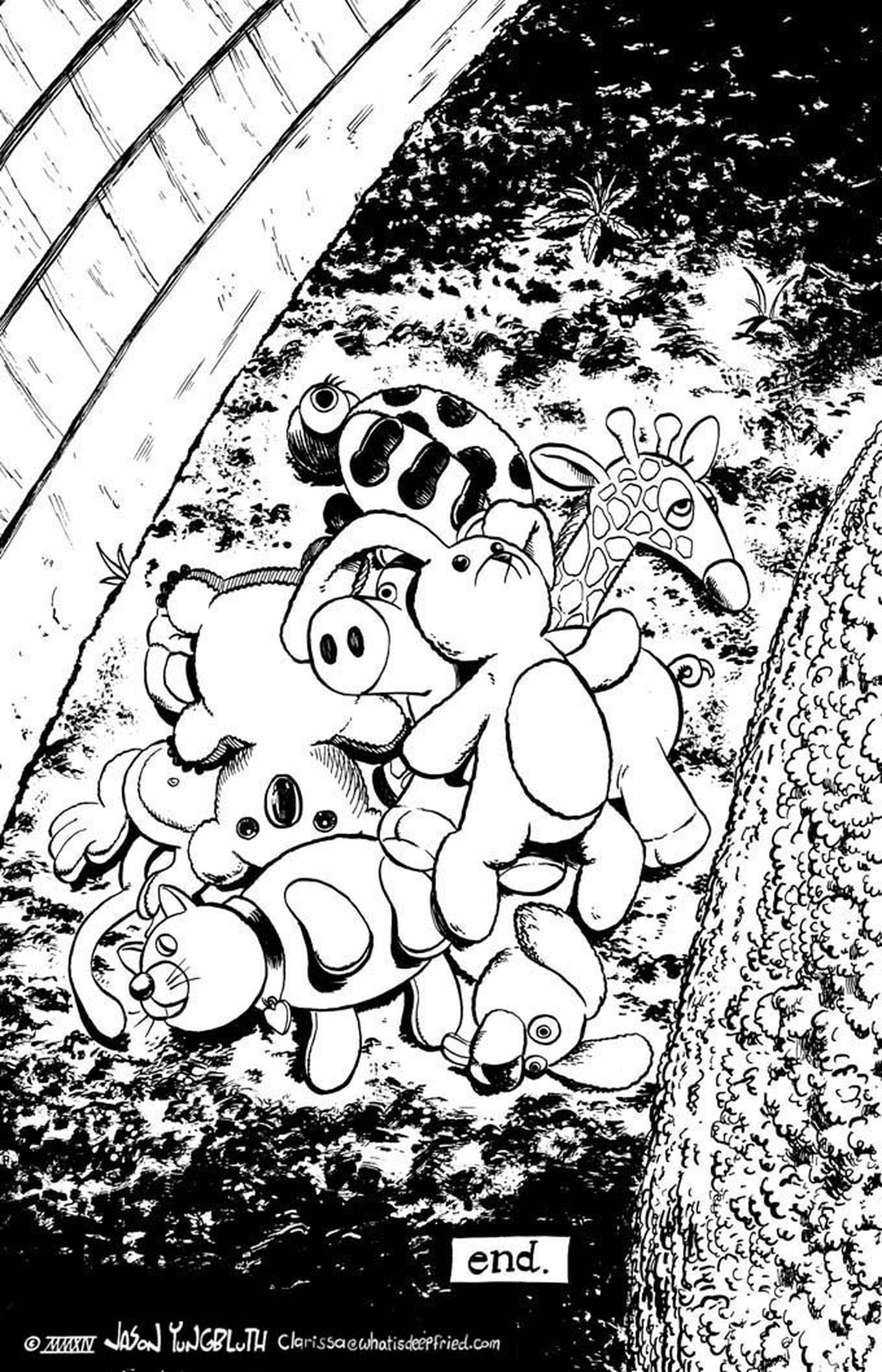 Stuffed Friend porn comic picture 5