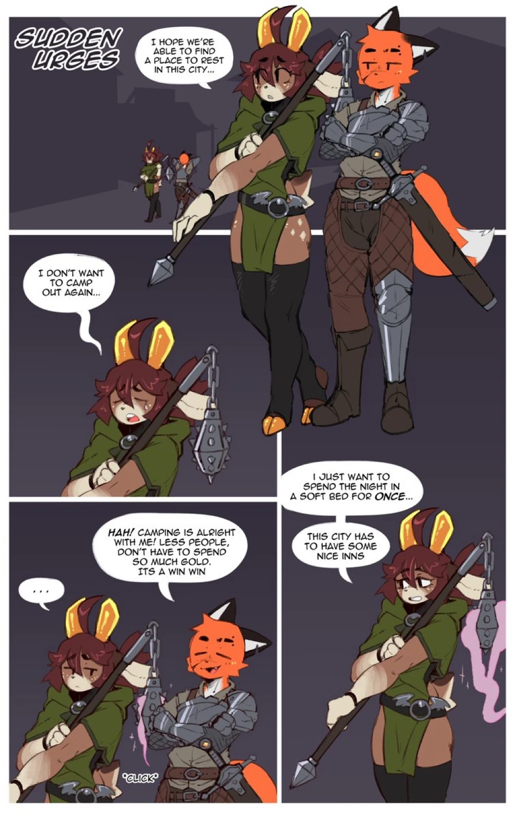 Sudden Urges porn comic picture 1