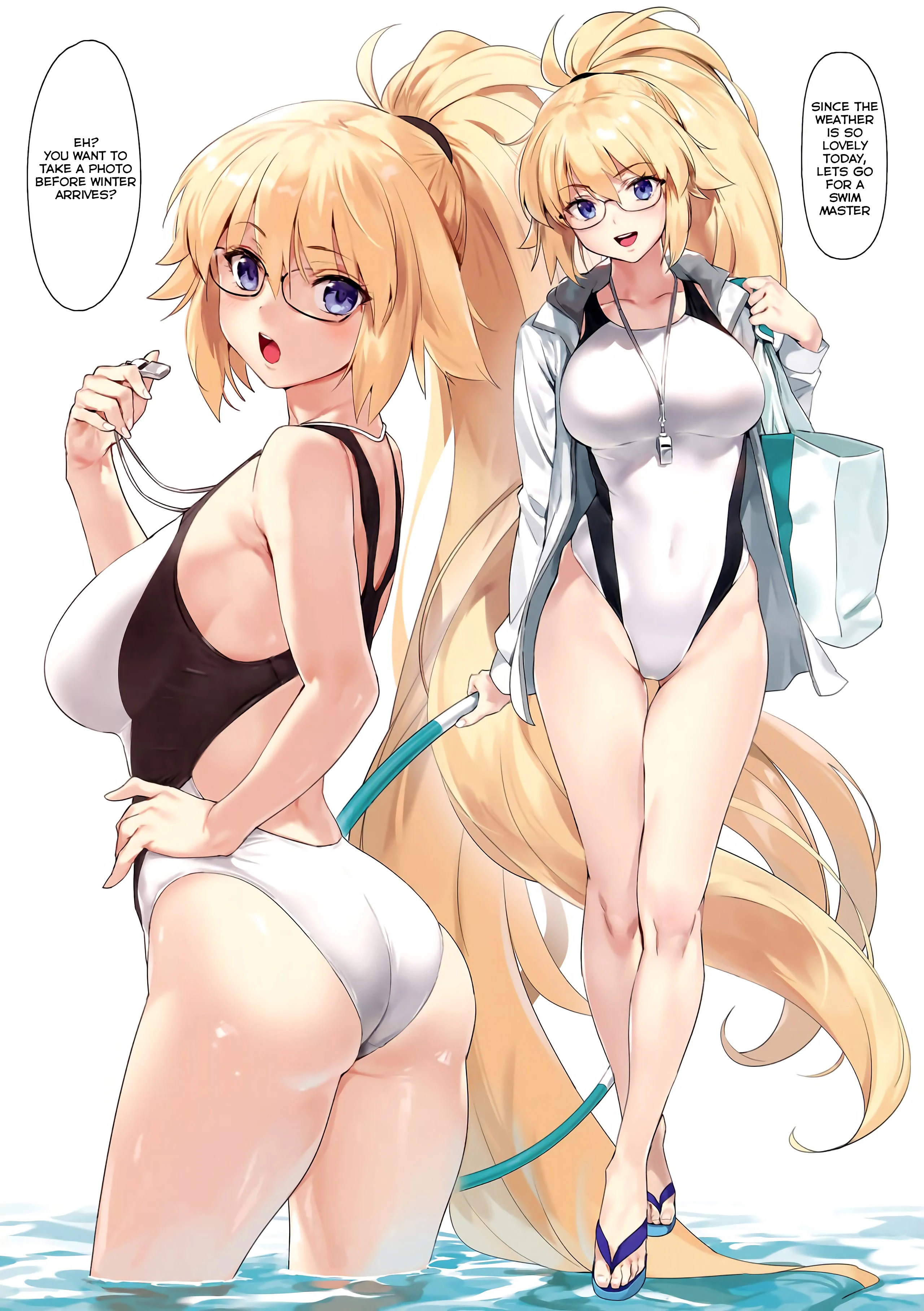 Summer Lesson porn comic picture 3