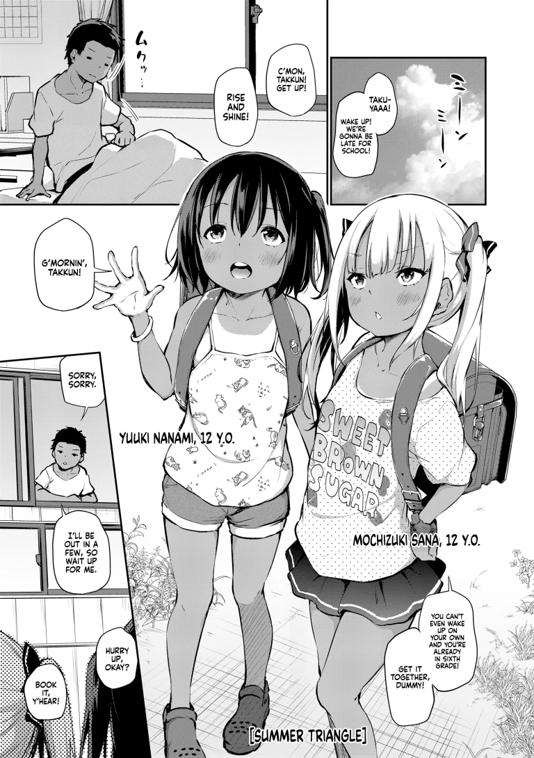 Summer Triangle porn comic picture 1