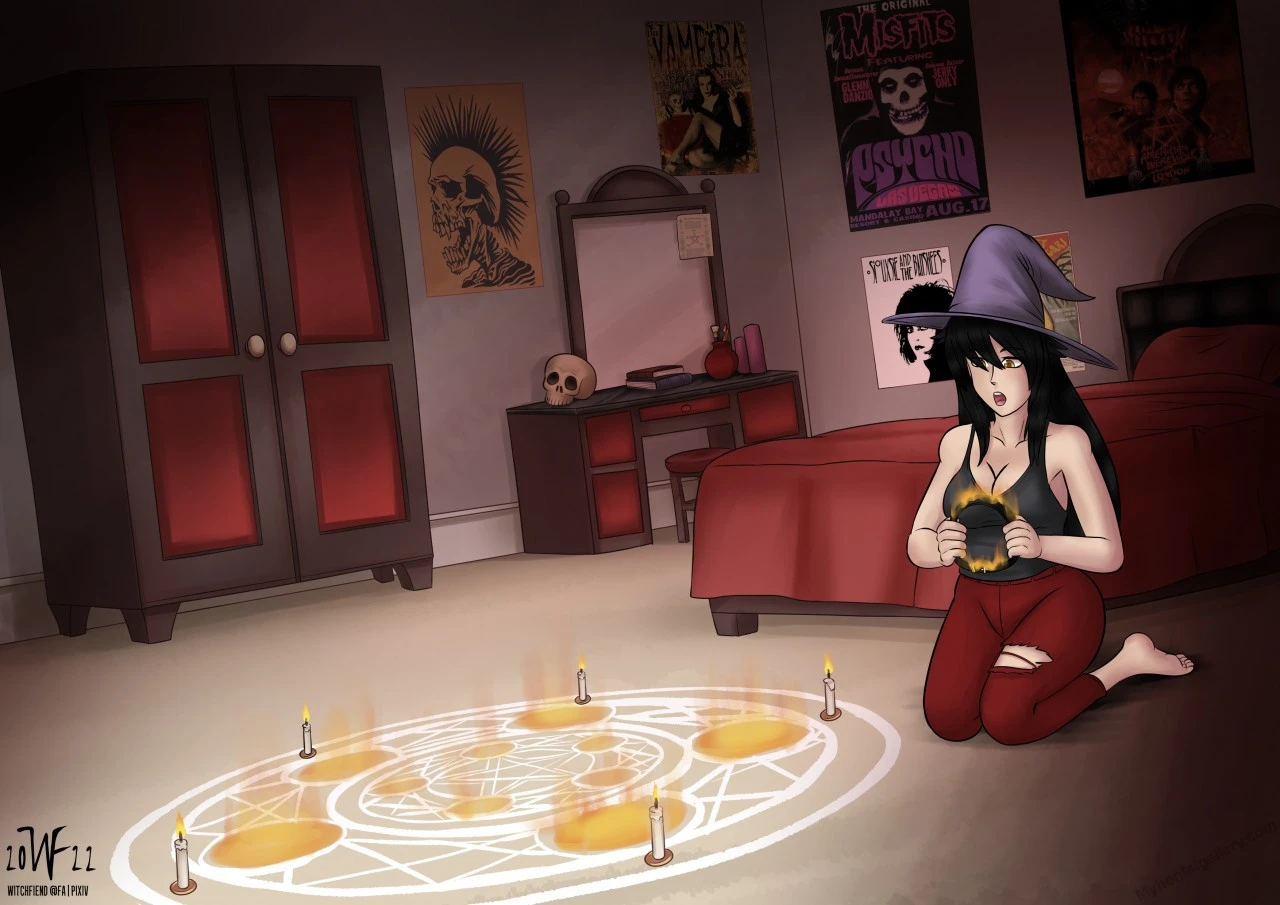 Summoning The Hellfire porn comic picture 2