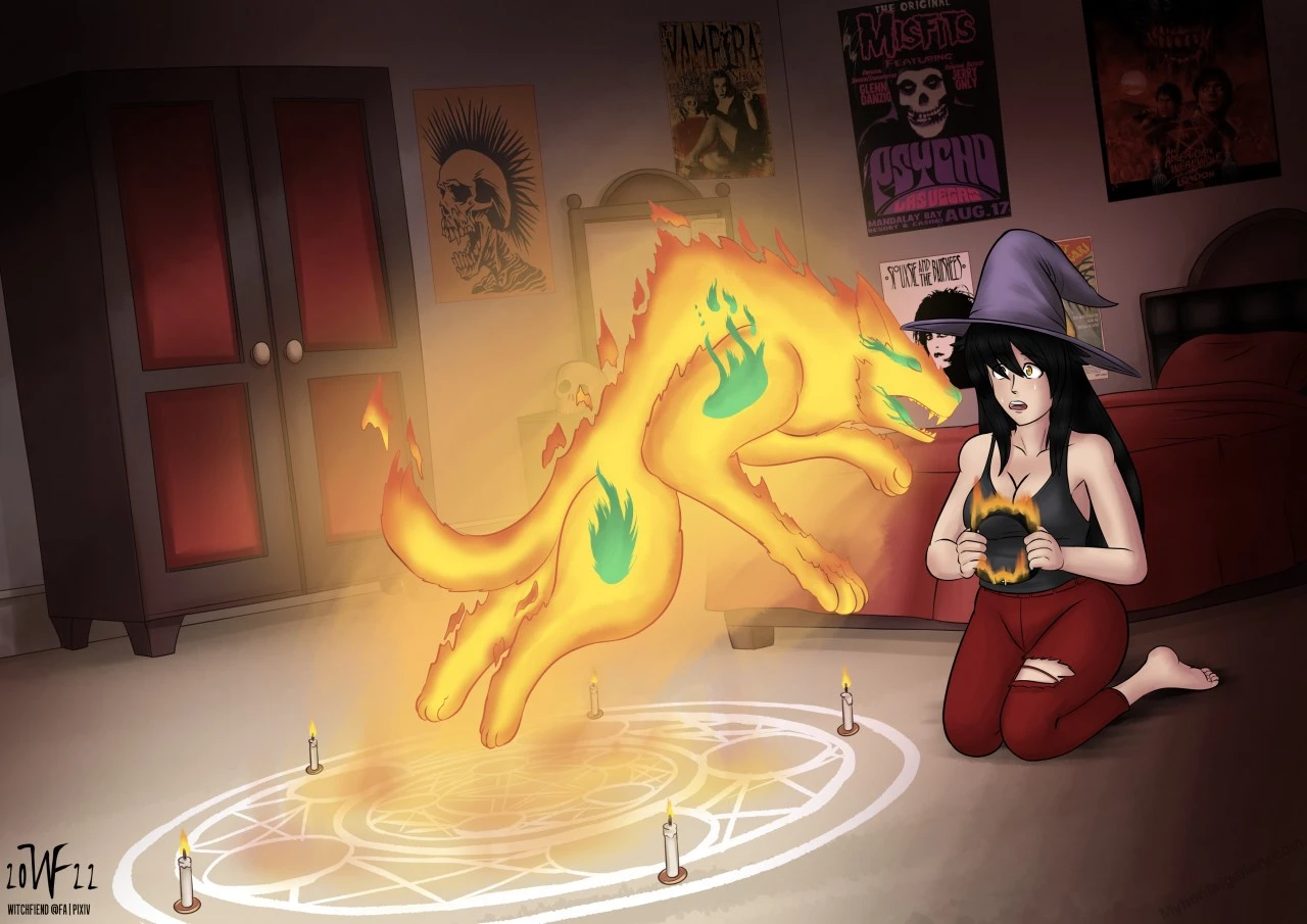 Summoning The Hellfire porn comic picture 4