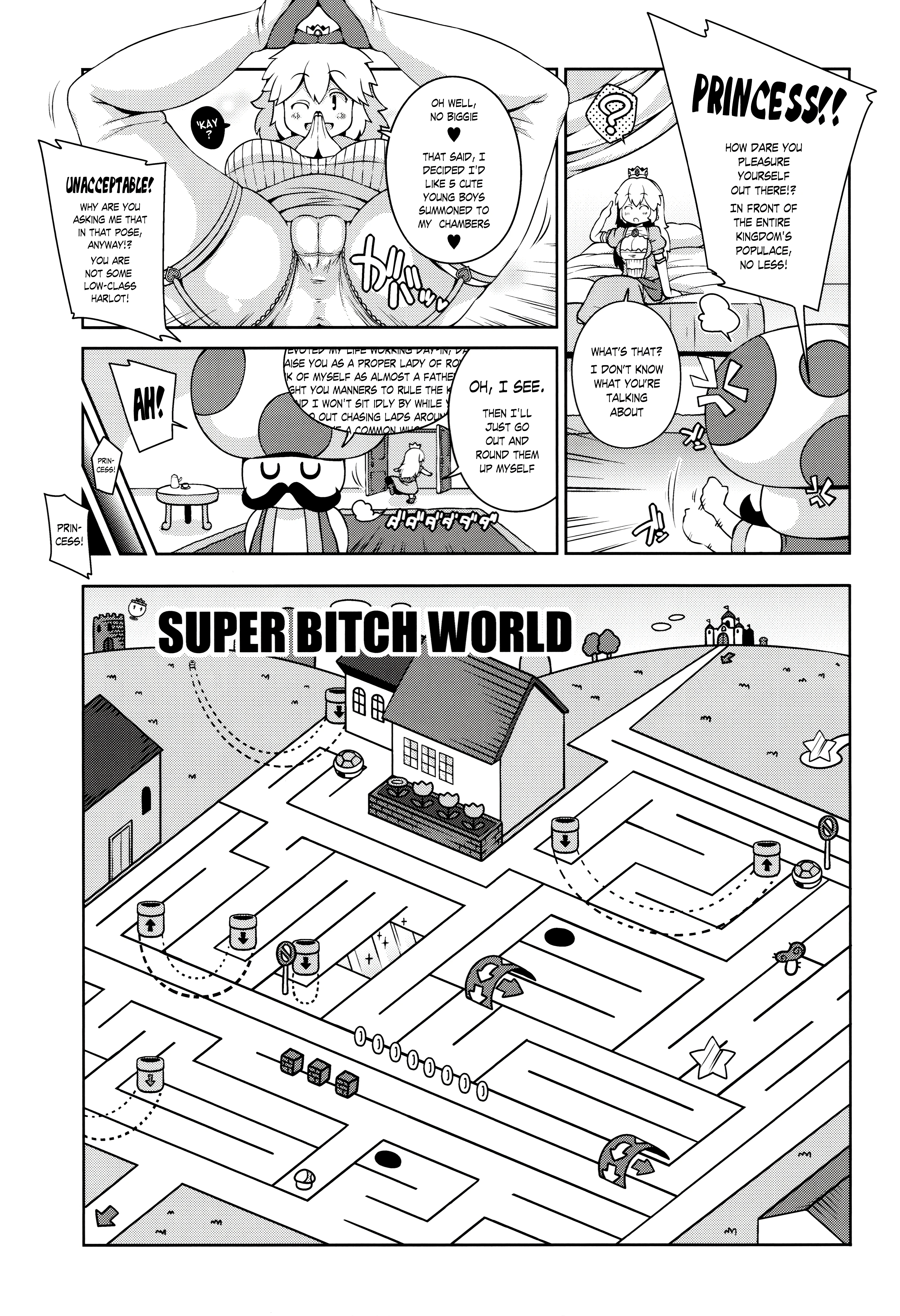 SUPER BITCH WORLD porn comic picture 6